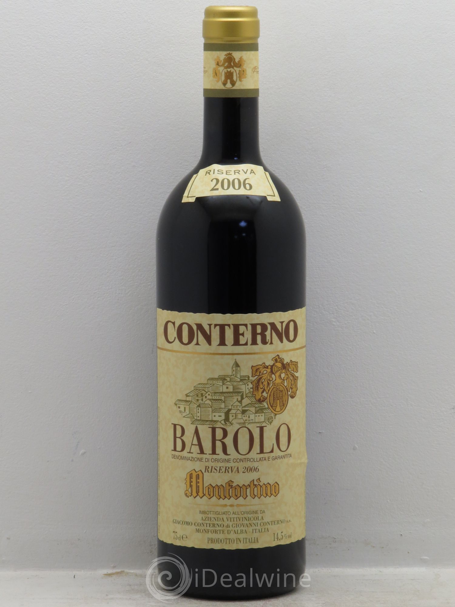 Barolo DOCG Riserva Monfortino Giacomo Conterno 2006 - Lot de 1 bouteille - 0