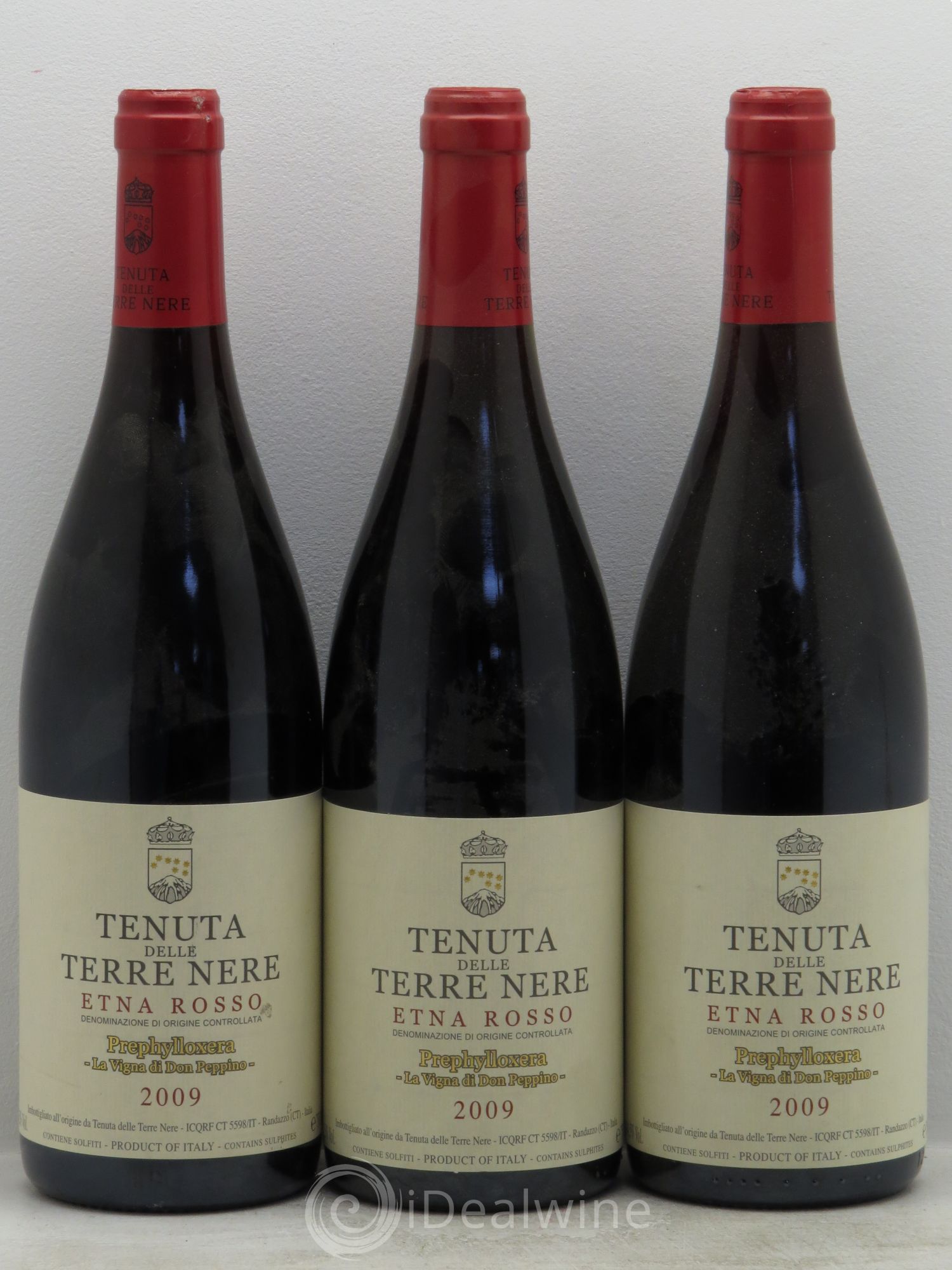 IGT Sicile Terre Nere Etna Prephilloxera 2009 - Posten von 3 Flaschen - 0