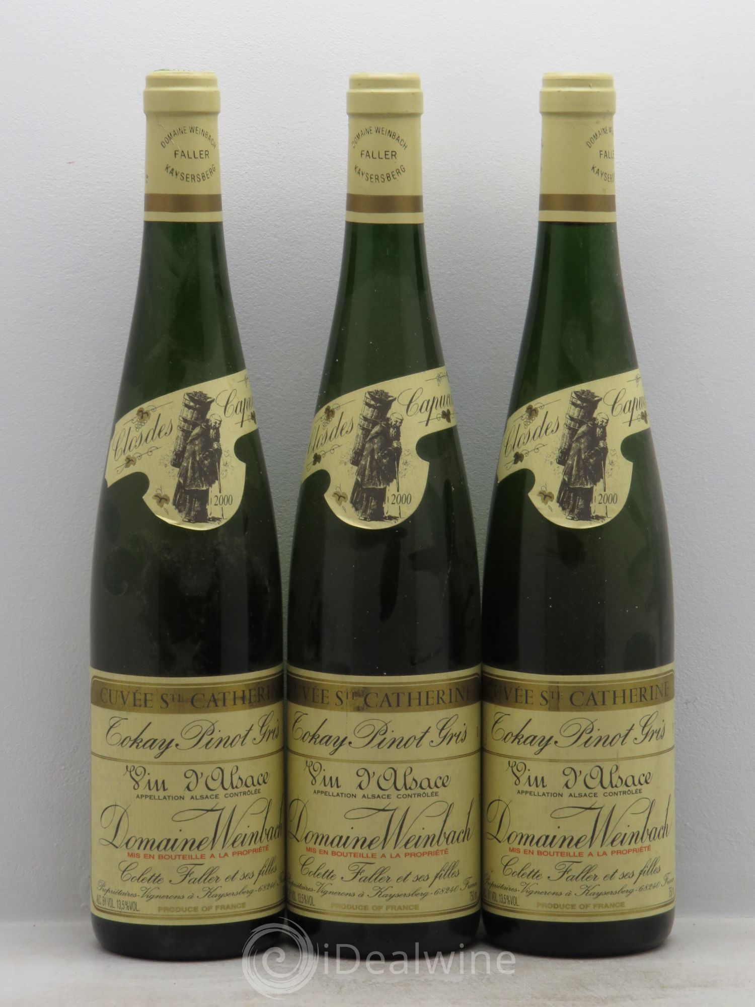 Alsace Pinot Gris Cuvée Sainte Catherine Weinbach (Domaine) 2000 - Posten von 3 Flaschen - 0