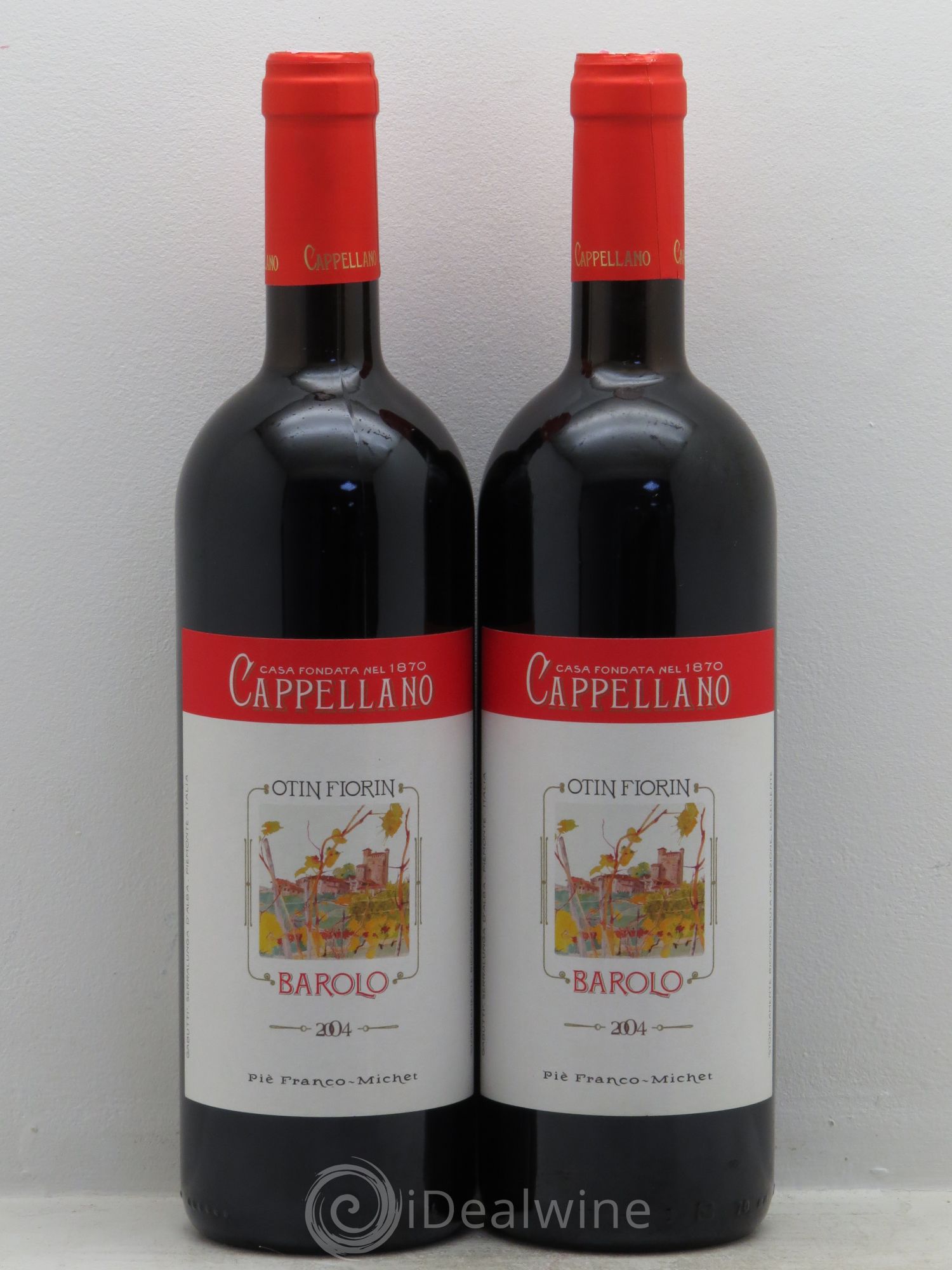 Barolo Cappellano Pie Franco 2004 - Lot de 2 bouteilles - 0