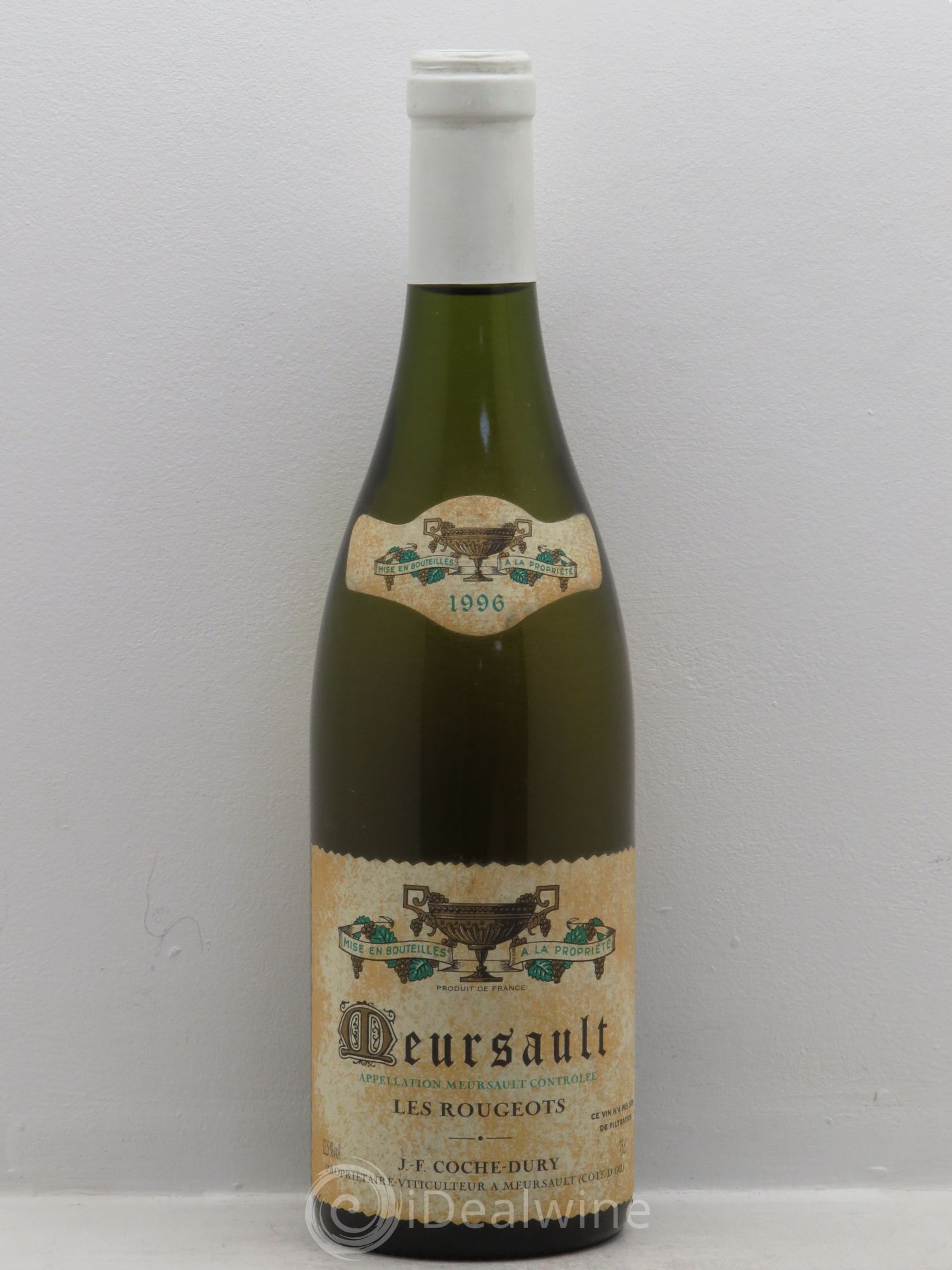 Meursault Les Rougeots Coche Dury (Domaine) 1996 - Lot de 1 bouteille - 0