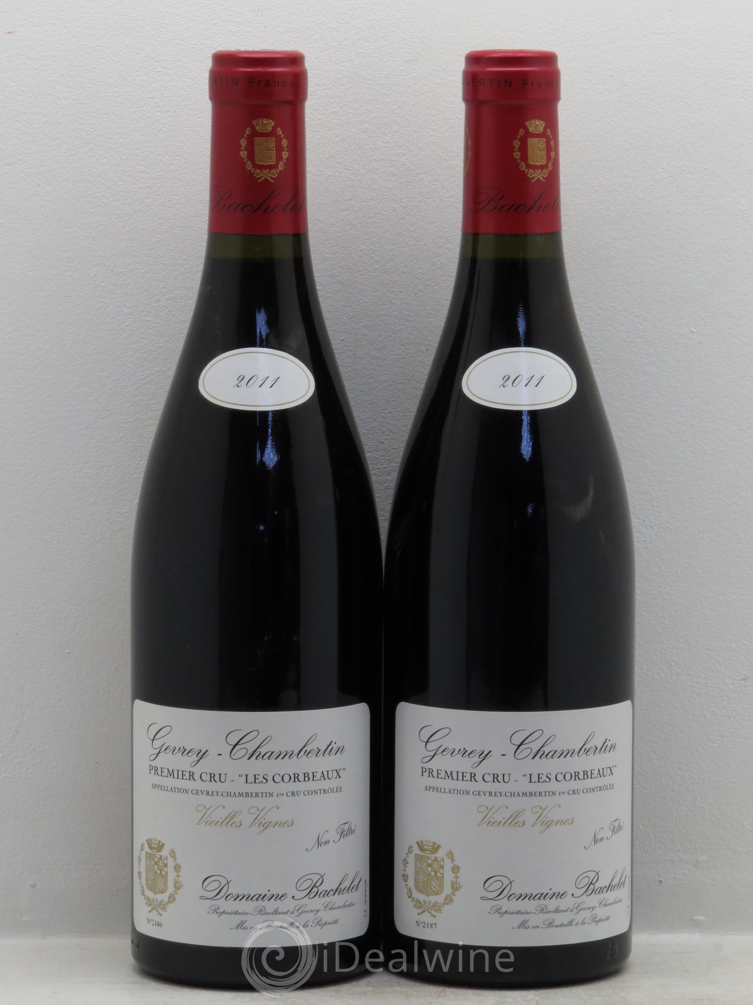 Gevrey-Chambertin 1er Cru Vieilles Vignes Domaine Bachelet 2011 - Posten von 2 Flaschen - 0