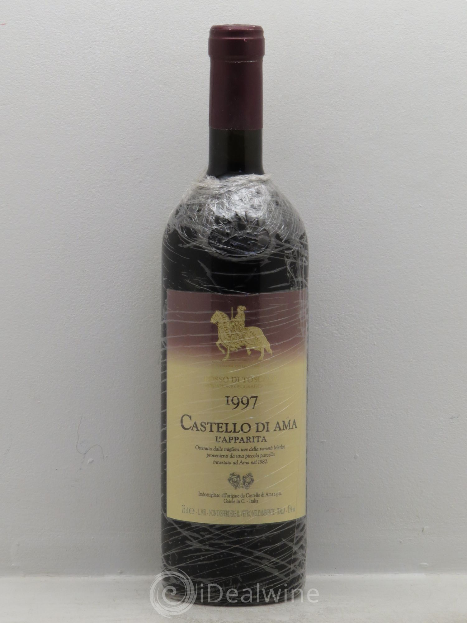 Toscana IGT Castello di Ama L'Apparita 2000 - Lot de 1 bouteille - 0