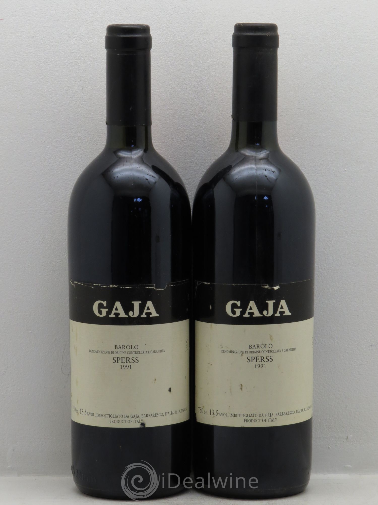 Barolo DOCG Sperss Angelo Gaja 1991 - Posten von 2 Flaschen - 0