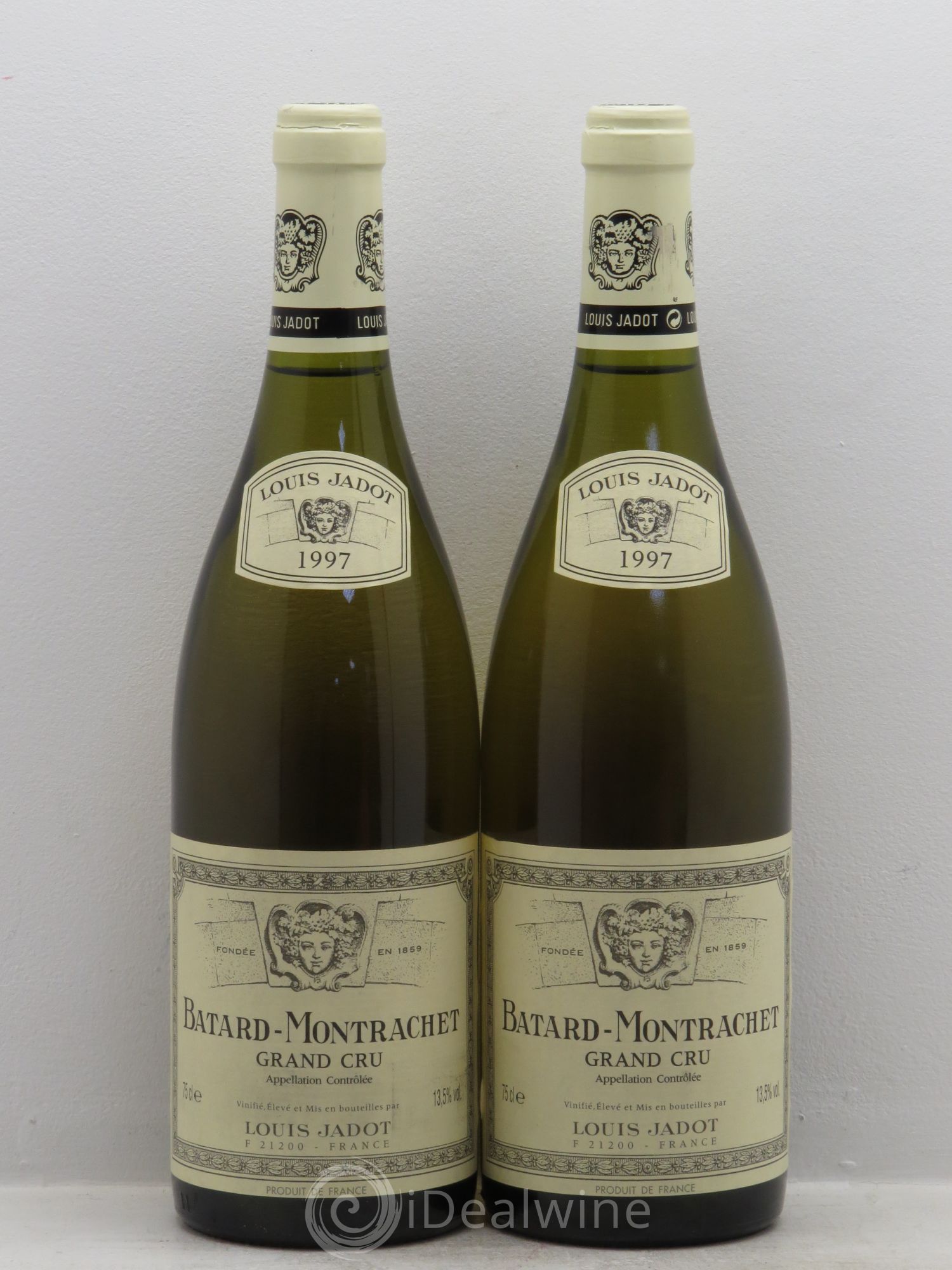 Bâtard-Montrachet Grand Cru Maison Louis Jadot 1997 - Lot de 2 bouteilles - 0