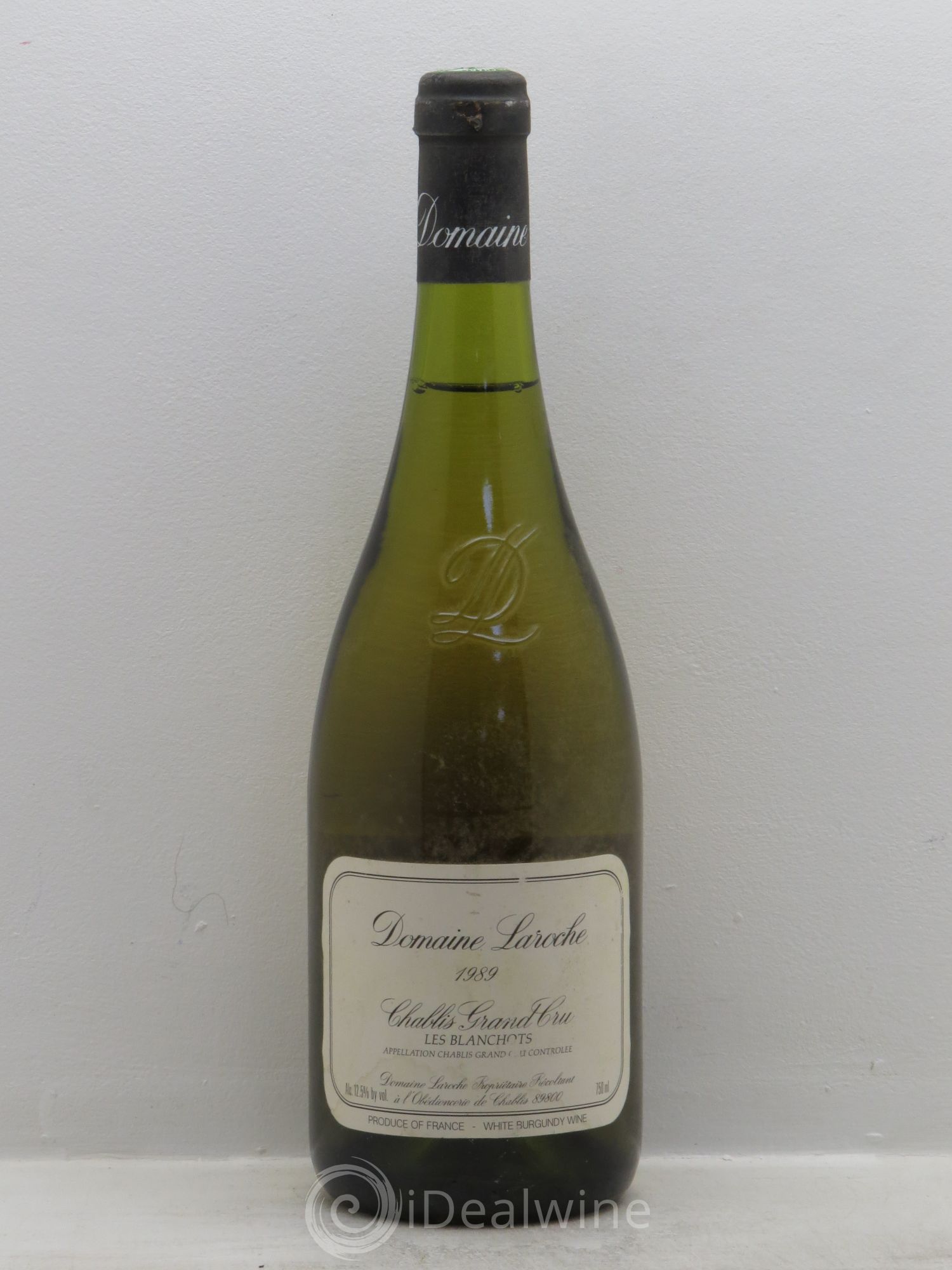 Chablis Grand Cru Les Blanchots Domaine Laroche 1989 - Lot de 1 bouteille - 0