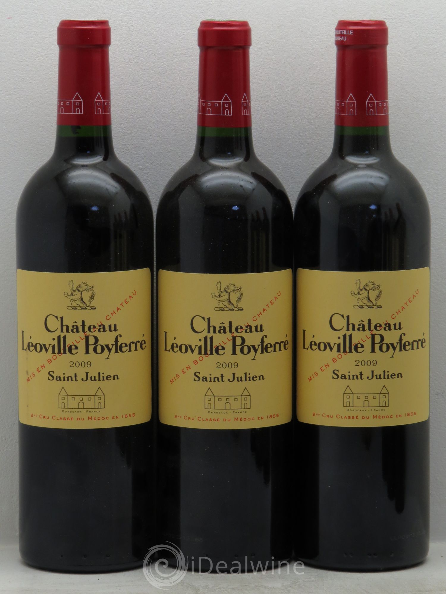 Château Léoville Poyferré 2ème Grand Cru Classé 2009 - Lot de 6 bouteilles - 1