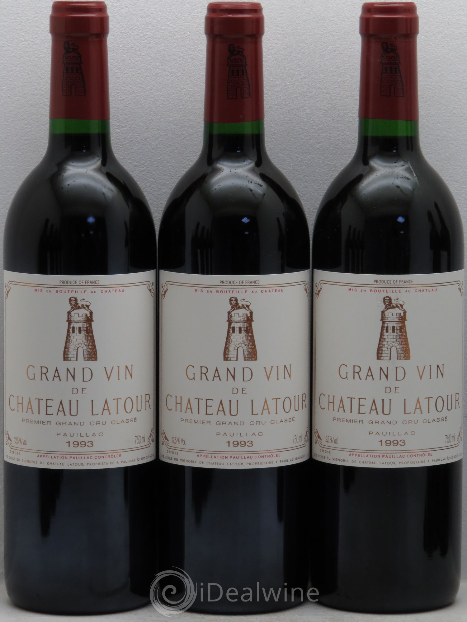 Château Latour 1er Grand Cru Classé 1993 - Lot de 12 bouteilles - 2