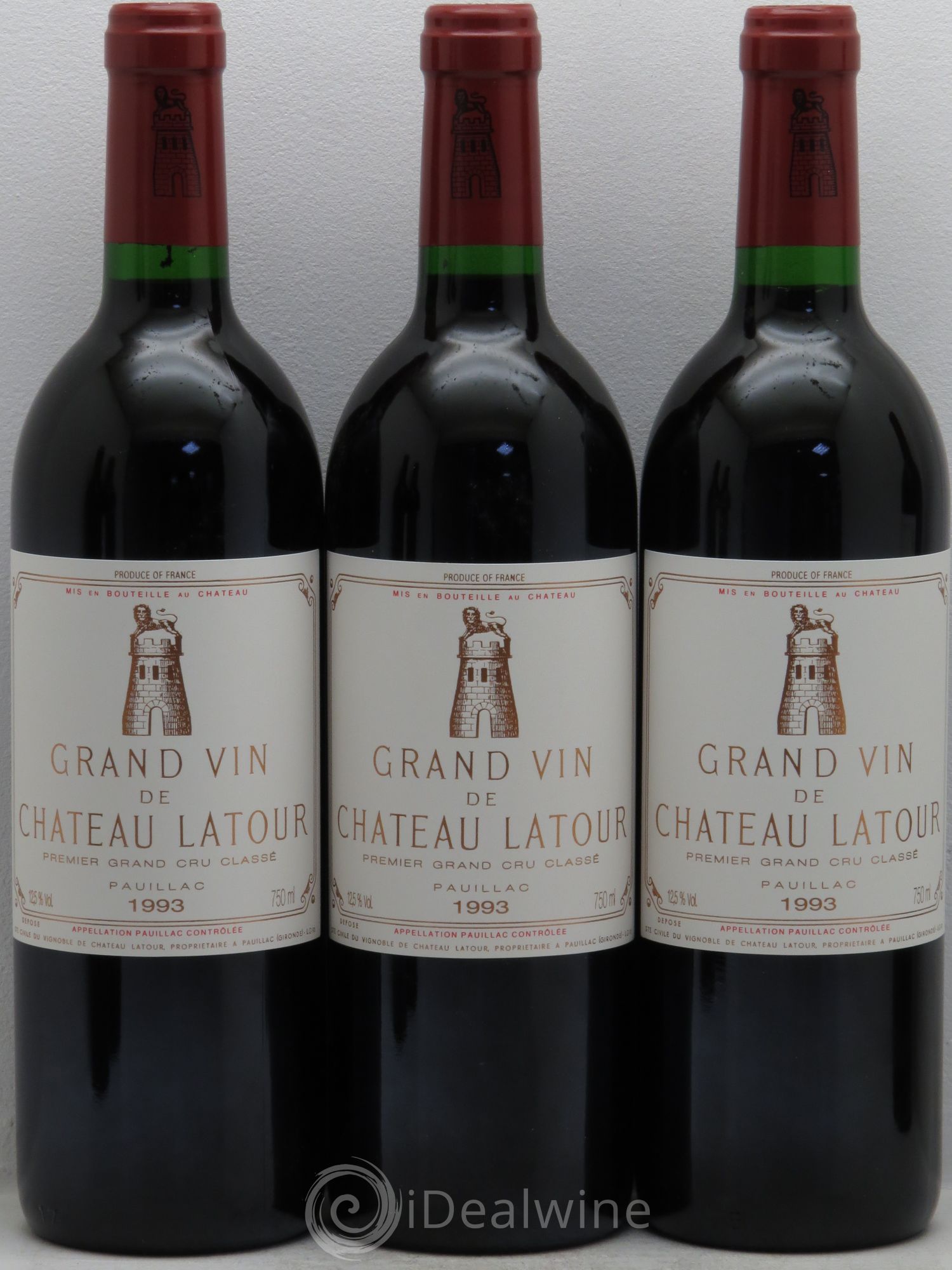Château Latour 1er Grand Cru Classé 1993 - Lot de 12 bouteilles - 3
