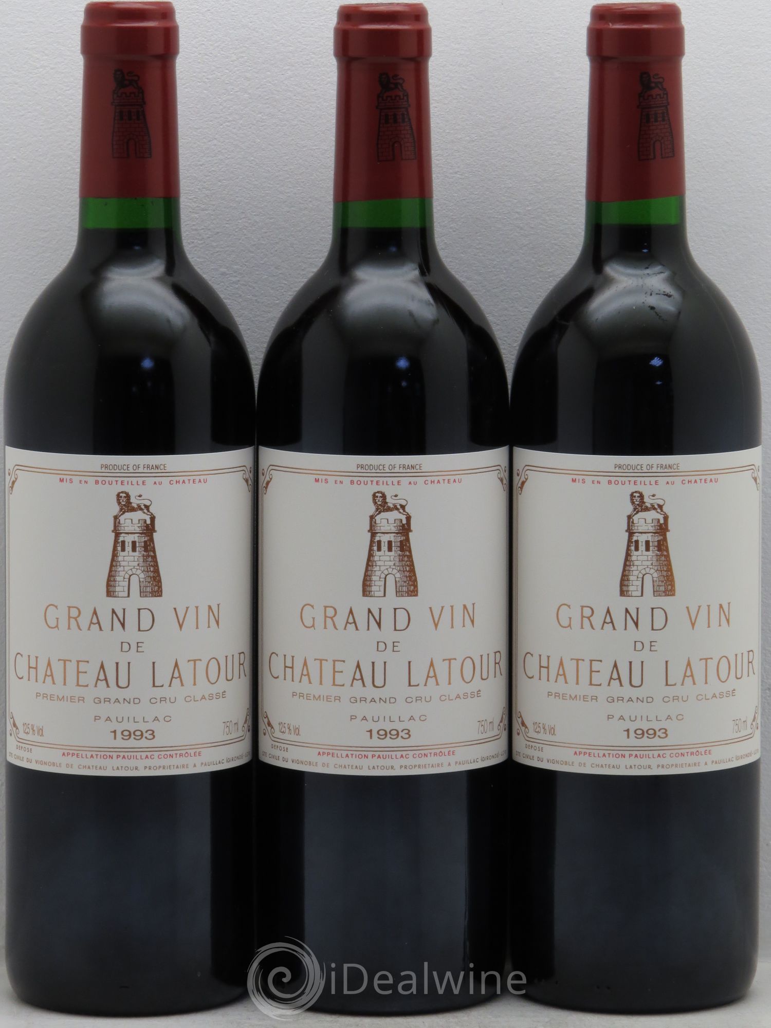 Château Latour 1er Grand Cru Classé 1993 - Lot de 12 bouteilles - 4