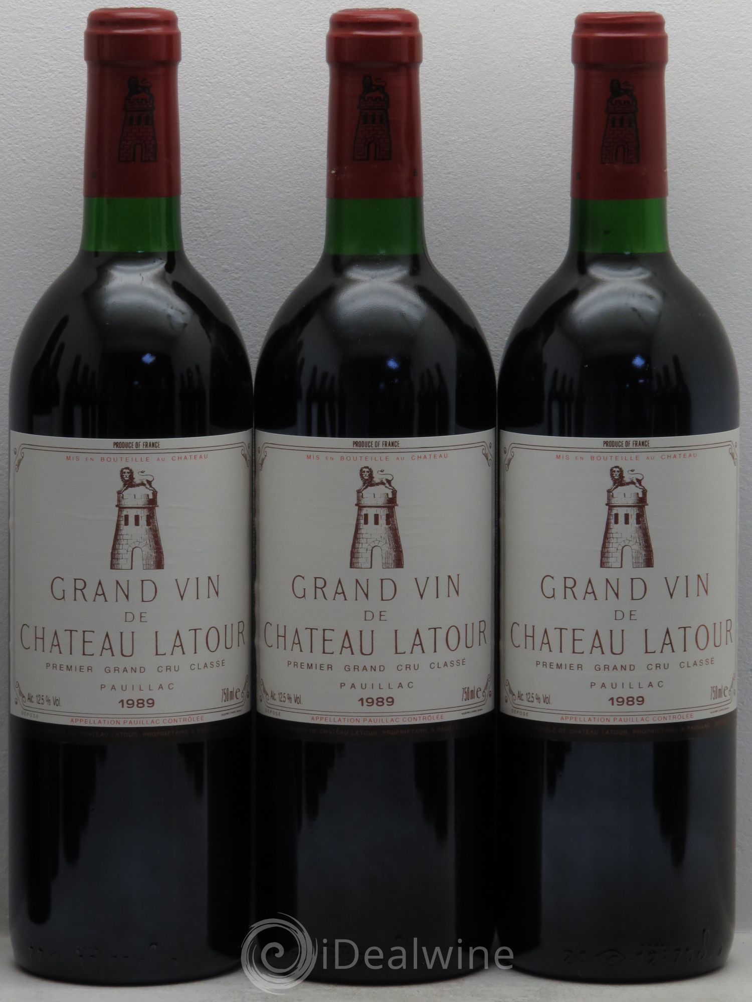 Château Latour 1er Grand Cru Classé 1989 - Lot de 12 bouteilles - 1