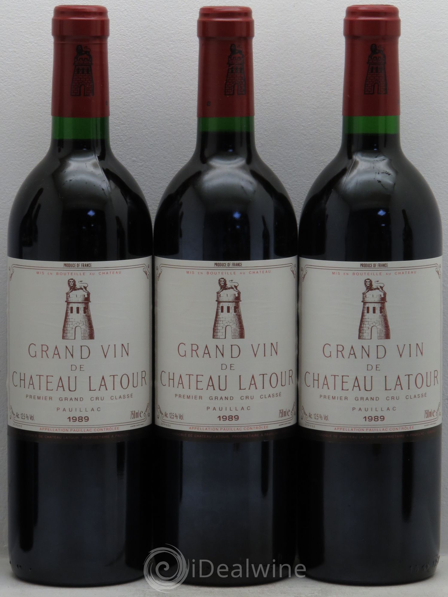 Château Latour 1er Grand Cru Classé 1989 - Lot de 12 bouteilles - 3