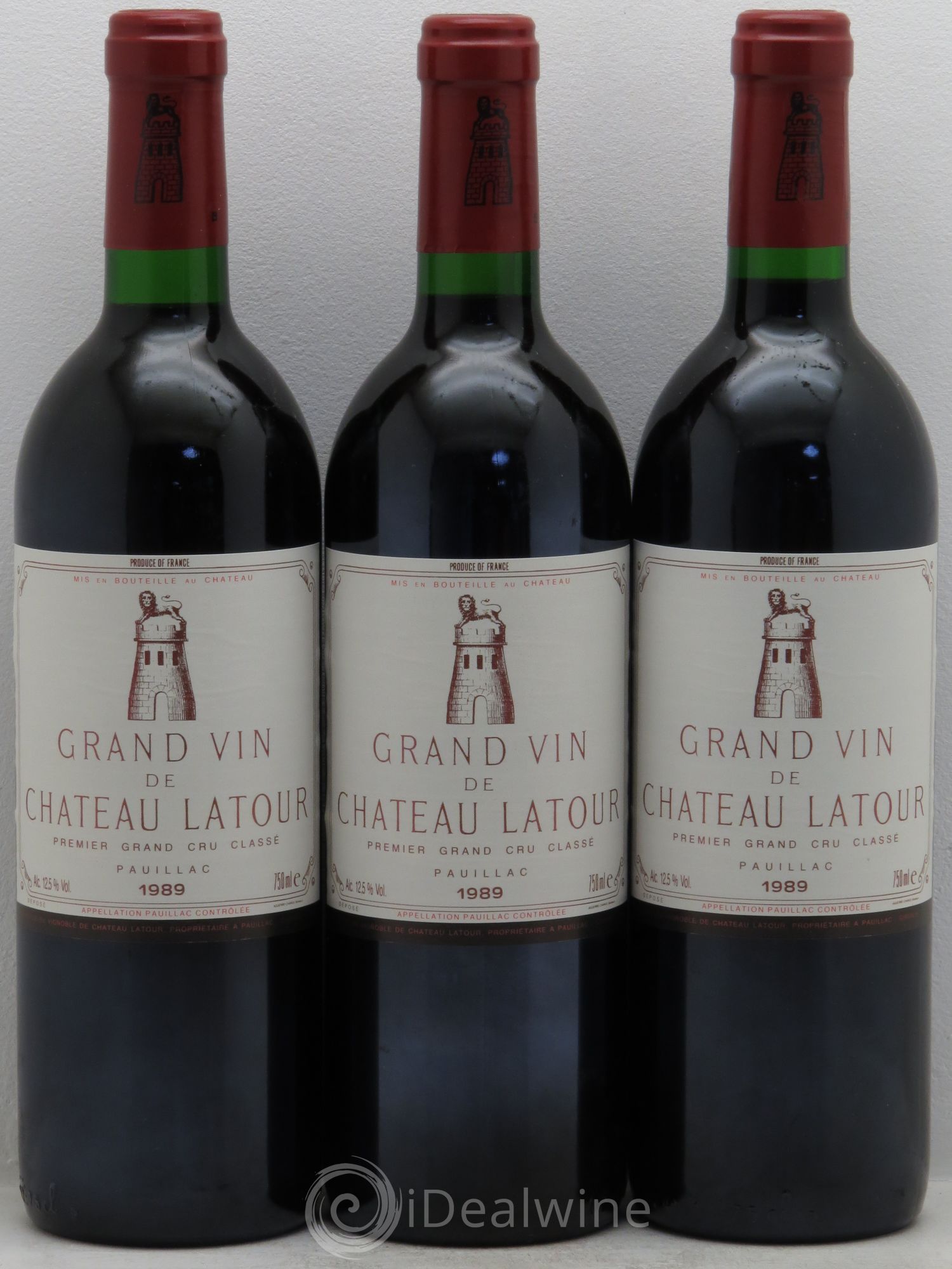 Château Latour 1er Grand Cru Classé 1989 - Lot de 12 bouteilles - 4
