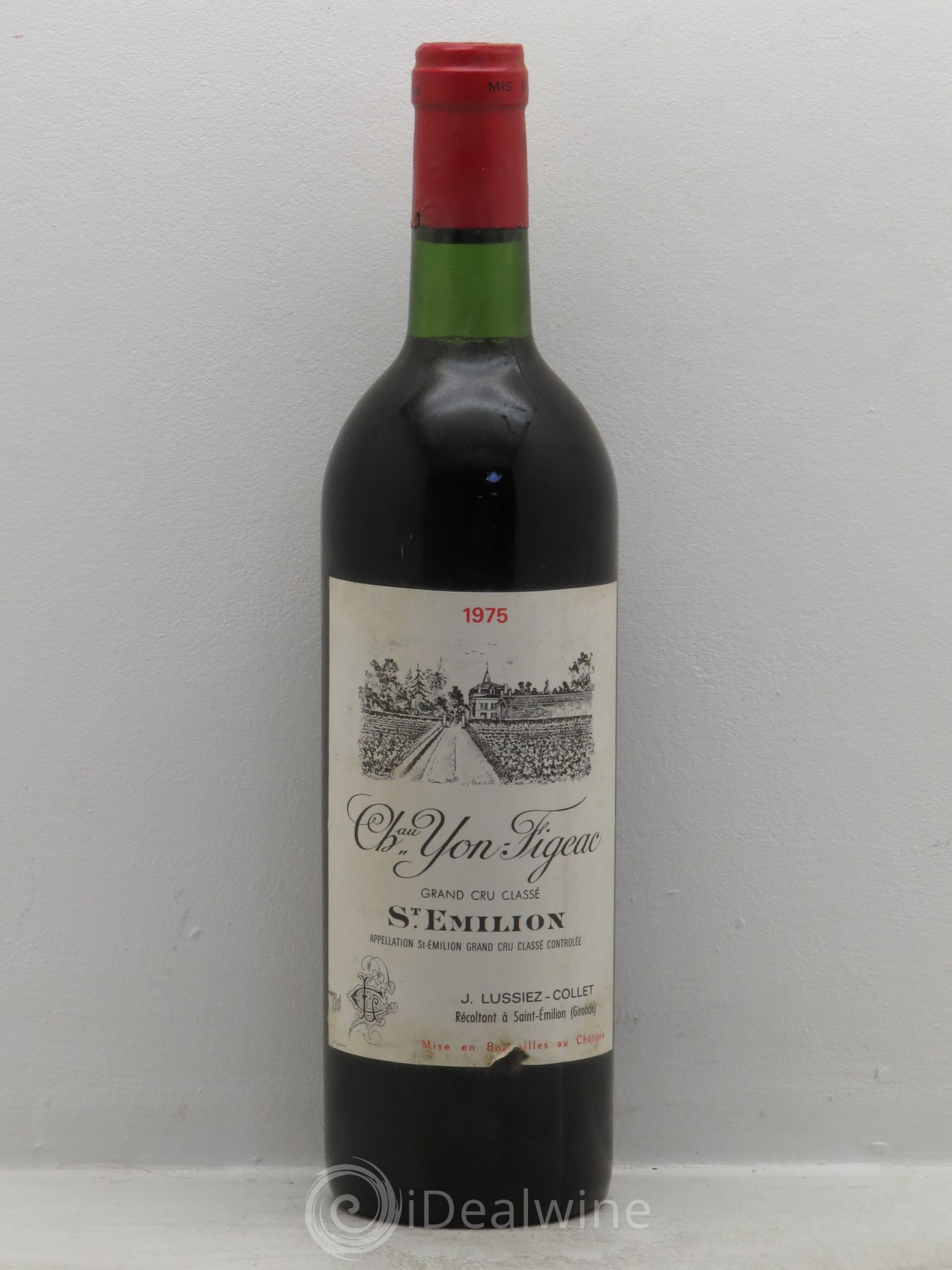 Château Yon Figeac Grand Cru Classé 1975 - Lot de 1 bouteille - 0