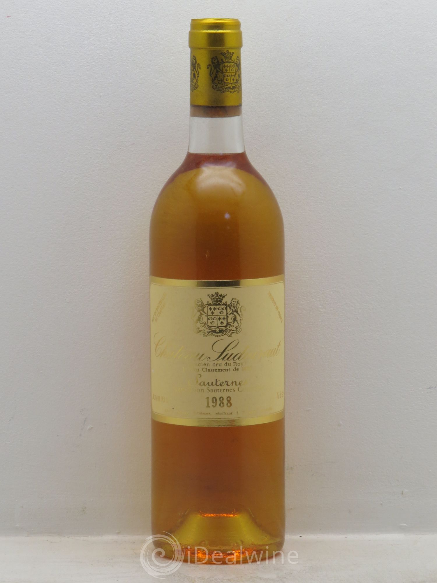 Château Suduiraut 1er Grand Cru Classé 1988 - Lot de 12 bouteilles - 0