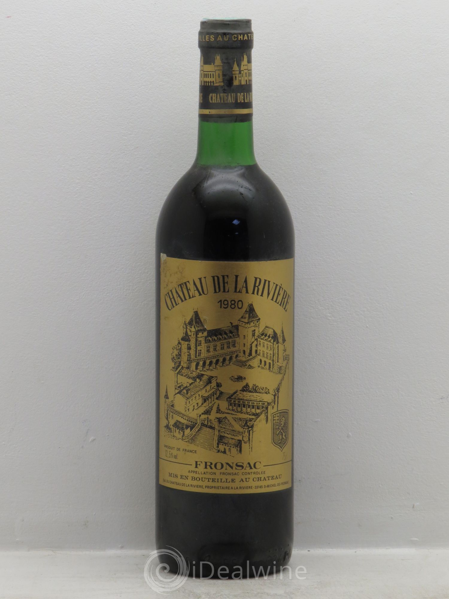 Château de La Rivière (sans prix de réserve) 1980 - Lot de 6 bouteilles - 0