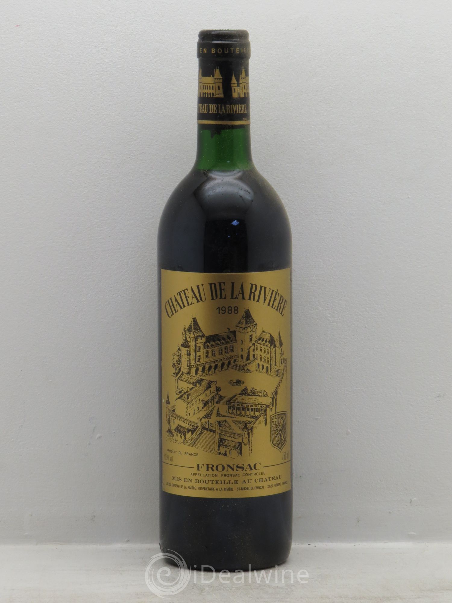 Château de La Rivière (sans prix de réserve) 1988 - Lot de 12 bouteilles - 0