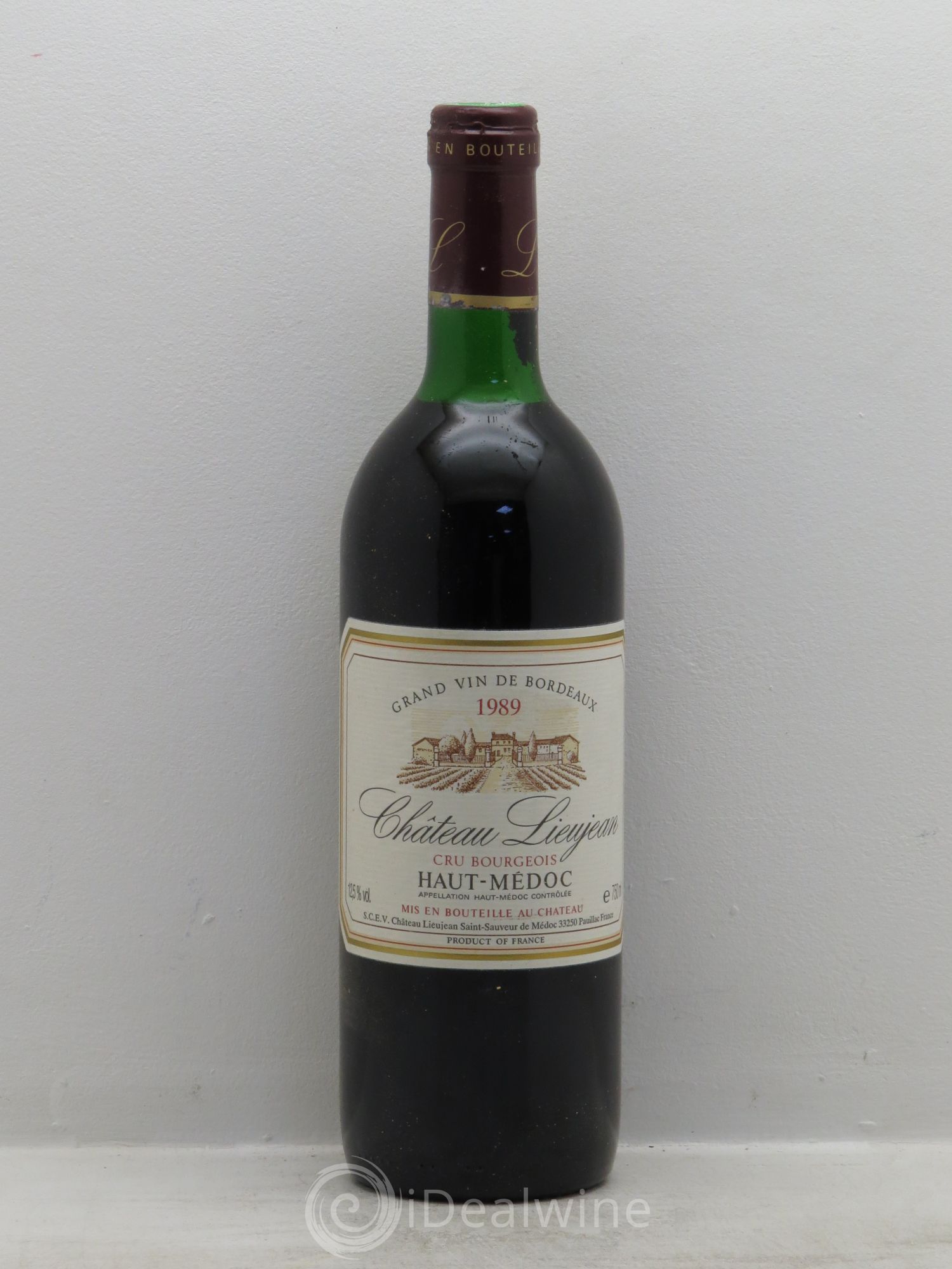 Château Lieujean (sans prix de réserve) 1989 - Lot de 12 bouteilles - 0