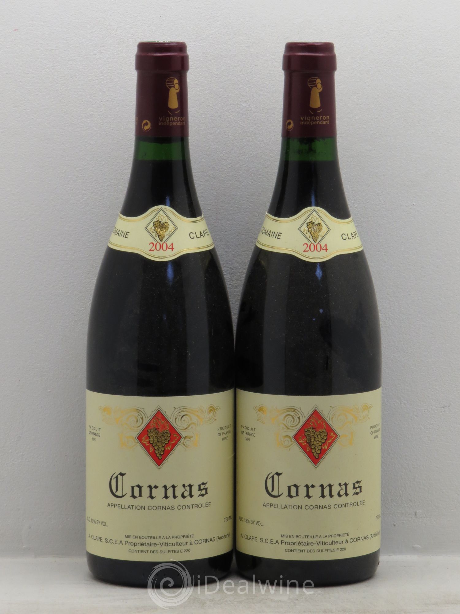 Cornas Auguste Clape 2004 - Lot de 2 bouteilles - 0