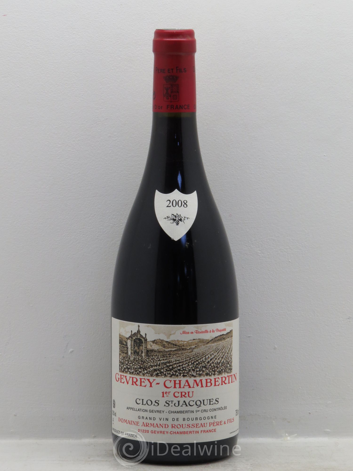 Gevrey-Chambertin 1er Cru Clos Saint-Jacques Armand Rousseau (Domaine) 2008 - Lot de 1 bouteille - 0