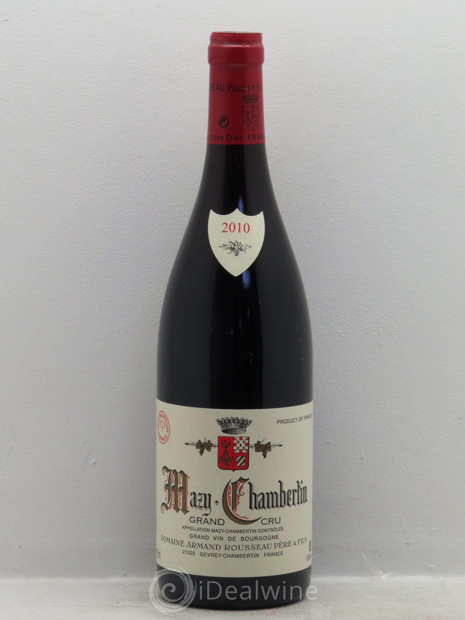 Mazis-Chambertin Grand Cru Armand Rousseau (Domaine) 2010 - Lot de 1 bouteille - 0