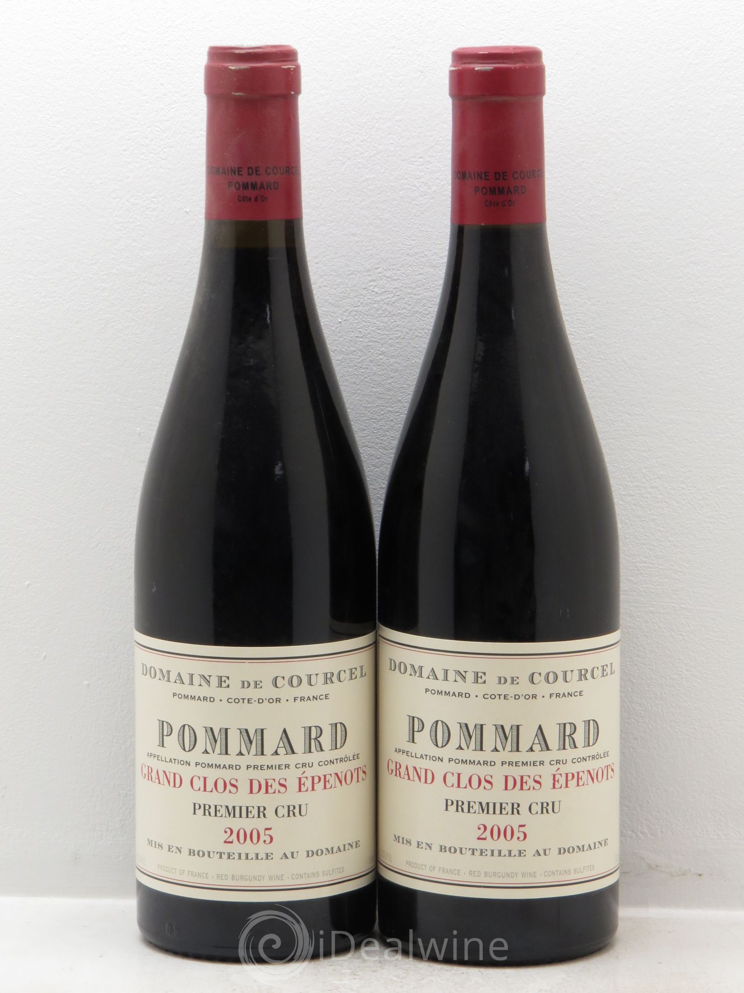 Pommard 1er Cru Grand Clos des Epenots de Courcel (Domaine) 2005 - Lot de 2 bouteilles - 0
