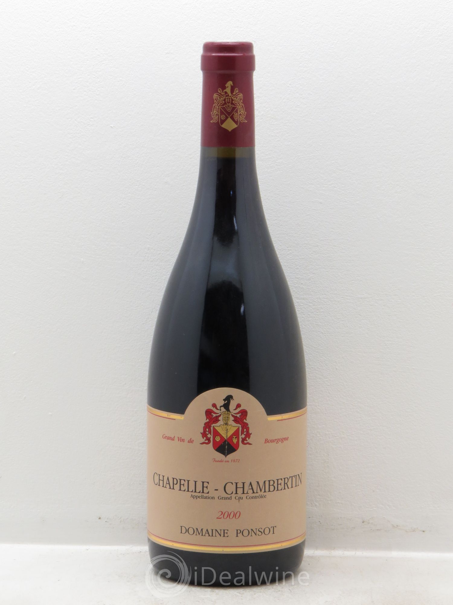 Chapelle-Chambertin Grand Cru Ponsot (Domaine) 2000 - Lot de 1 bouteille - 0