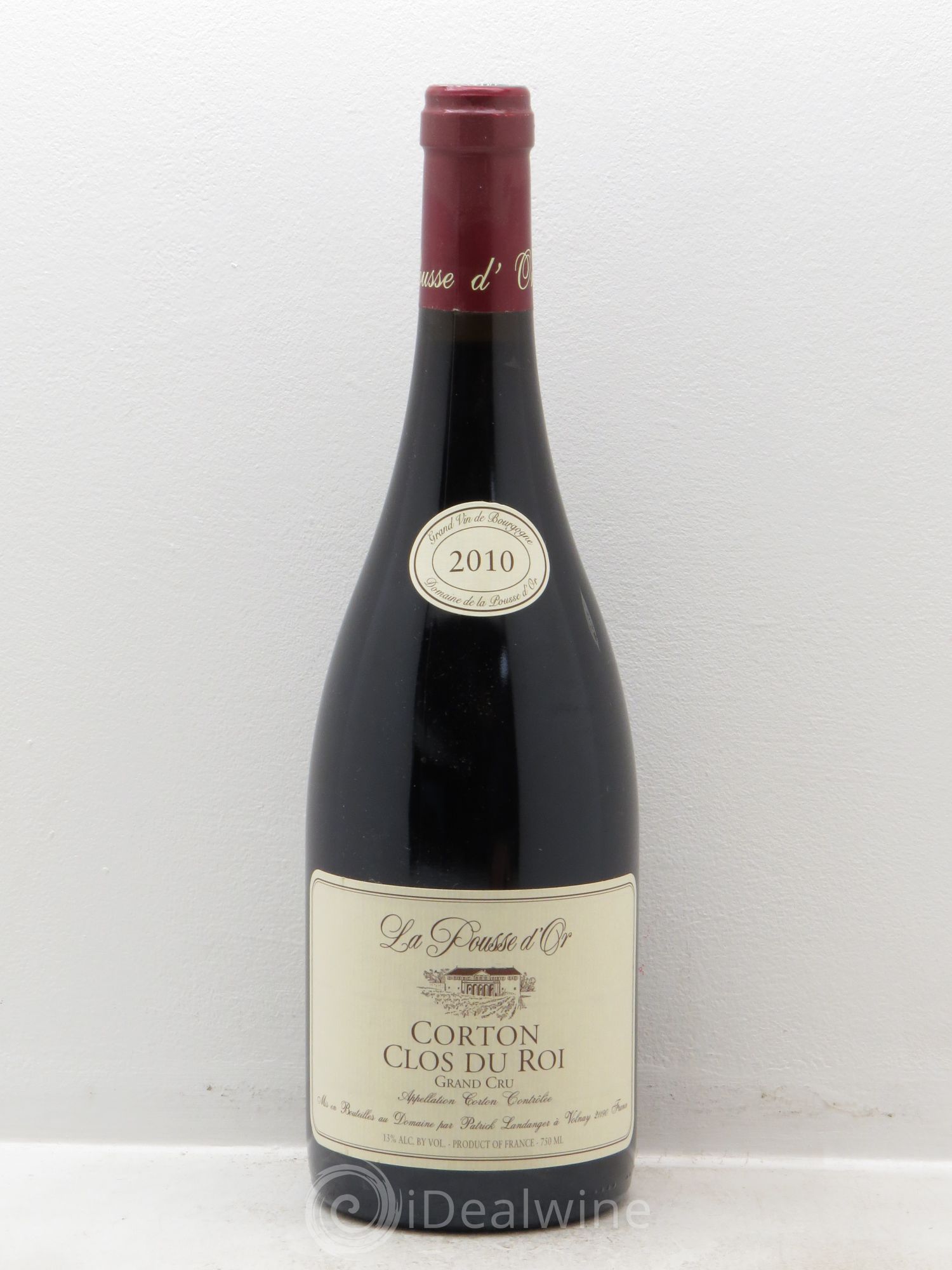 Corton Grand Cru Clos du Roi La Pousse d'Or (Domaine de) 2010 - Lot de 1 bouteille - 0