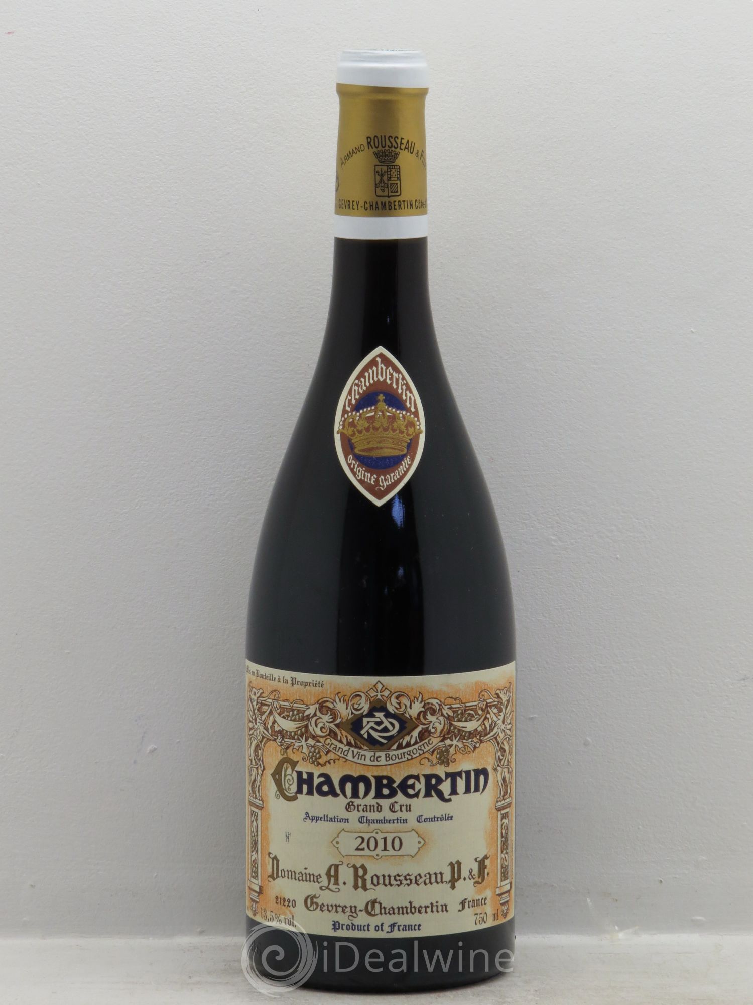 Chambertin Grand Cru Armand Rousseau (Domaine) 2010 - Lot de 1 bouteille - 0