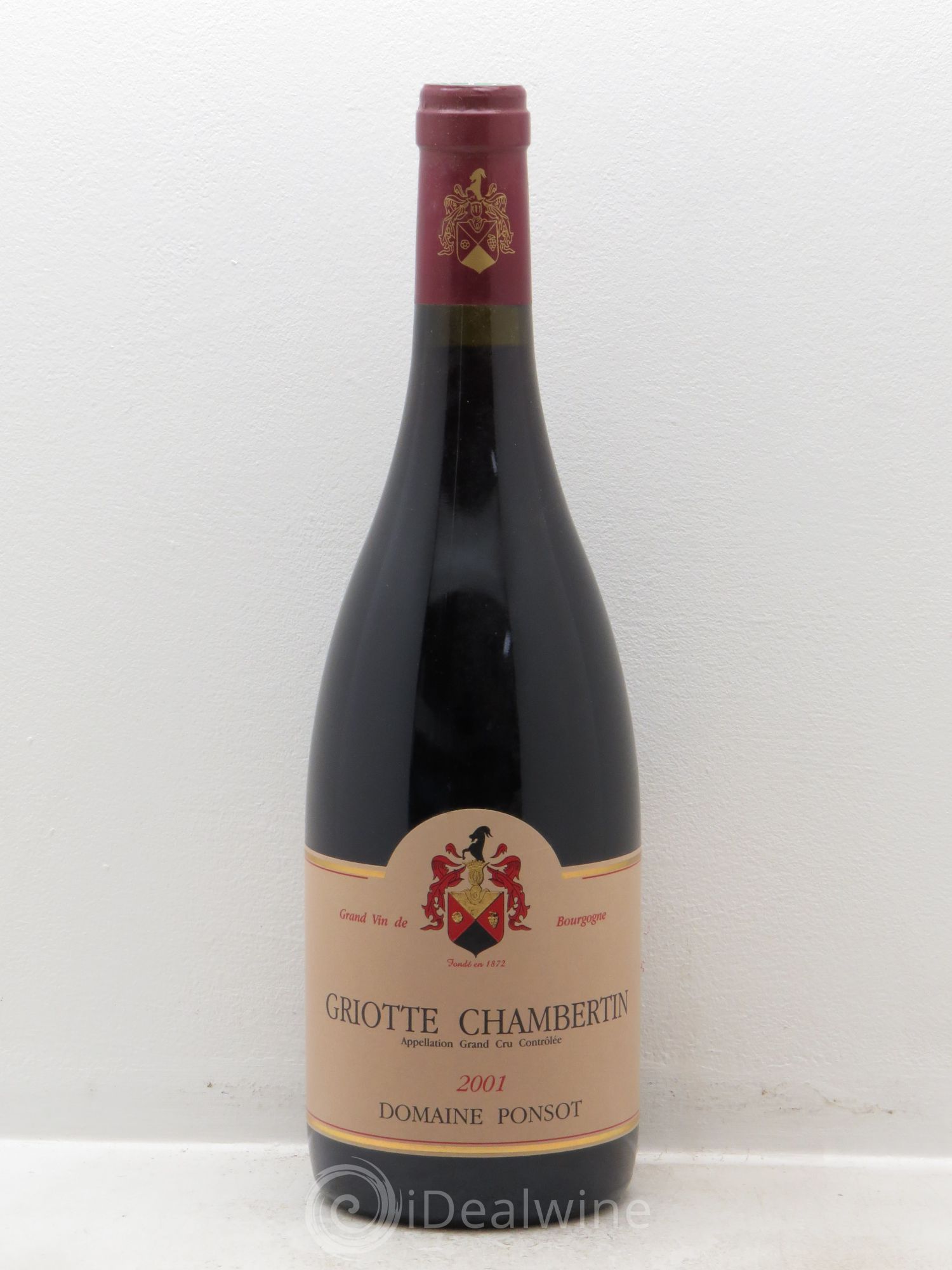 Griotte-Chambertin Grand Cru Ponsot (Domaine) 2001 - Lot de 1 bouteille - 0