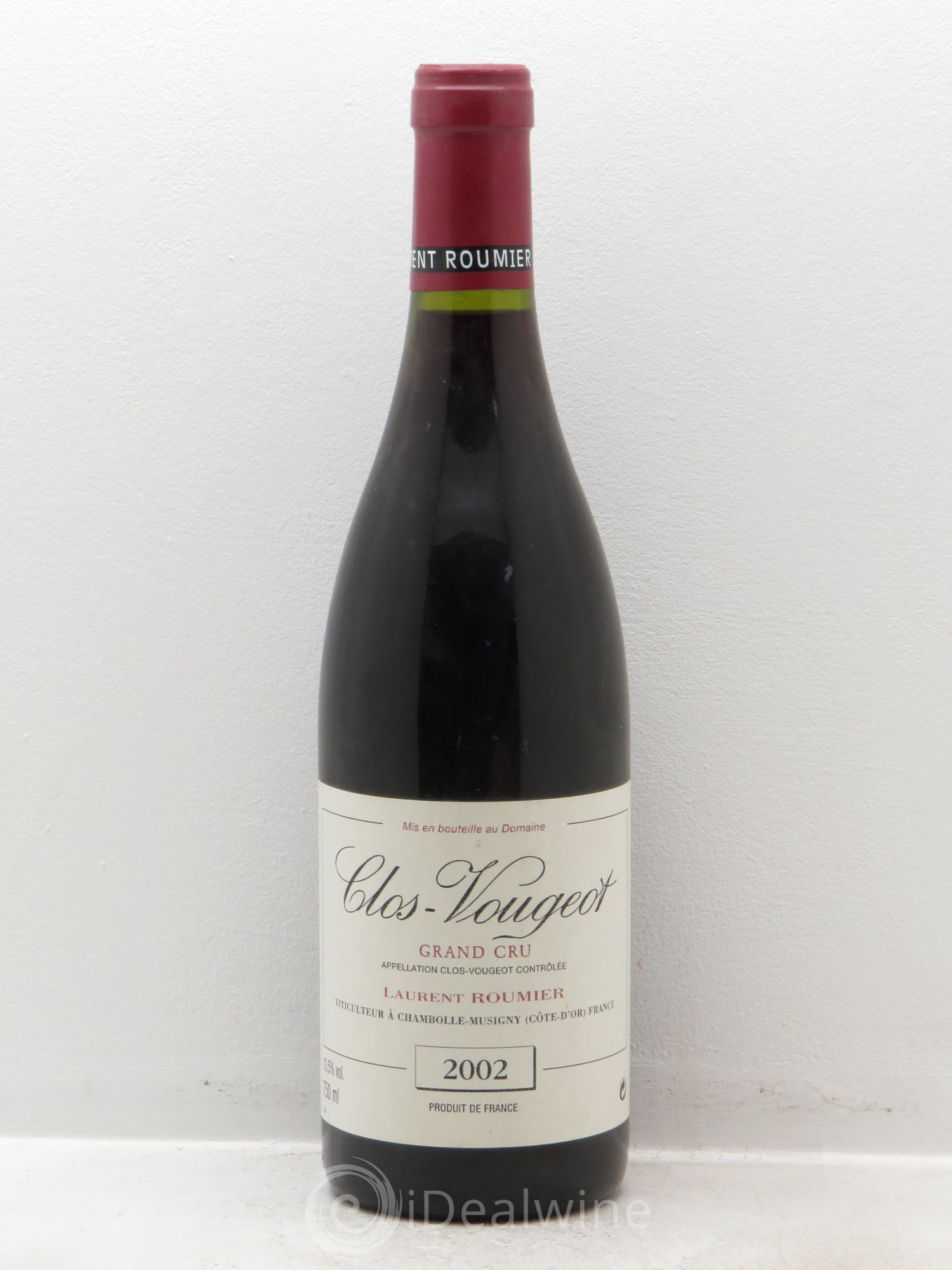 Clos de Vougeot Grand Cru Laurent Roumier 2002 - Lot de 1 bouteille - 0