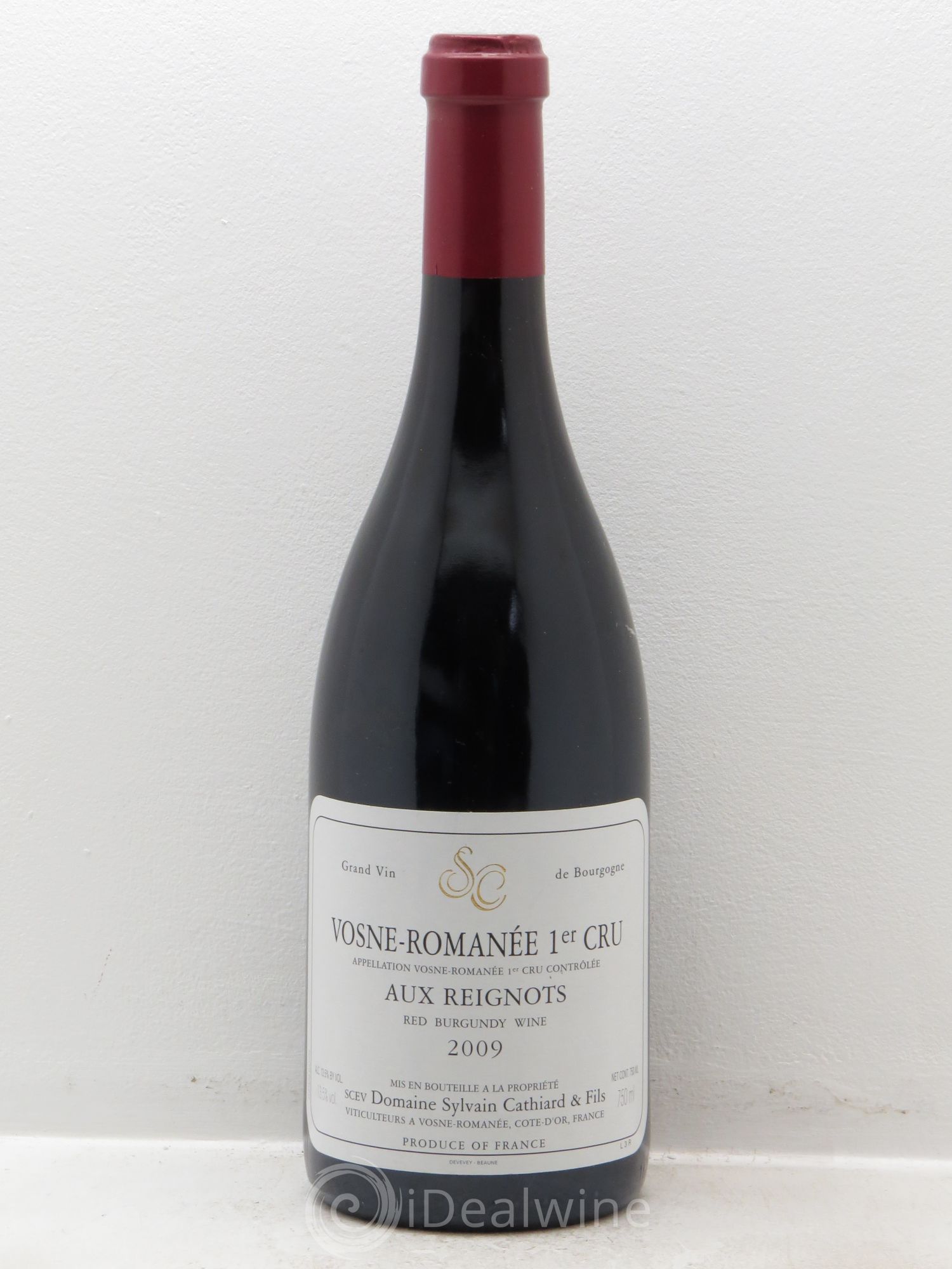 Vosne-Romanée 1er Cru Aux Reignots Sylvain Cathiard & Fils 2009 - Lot de 1 bouteille - 0