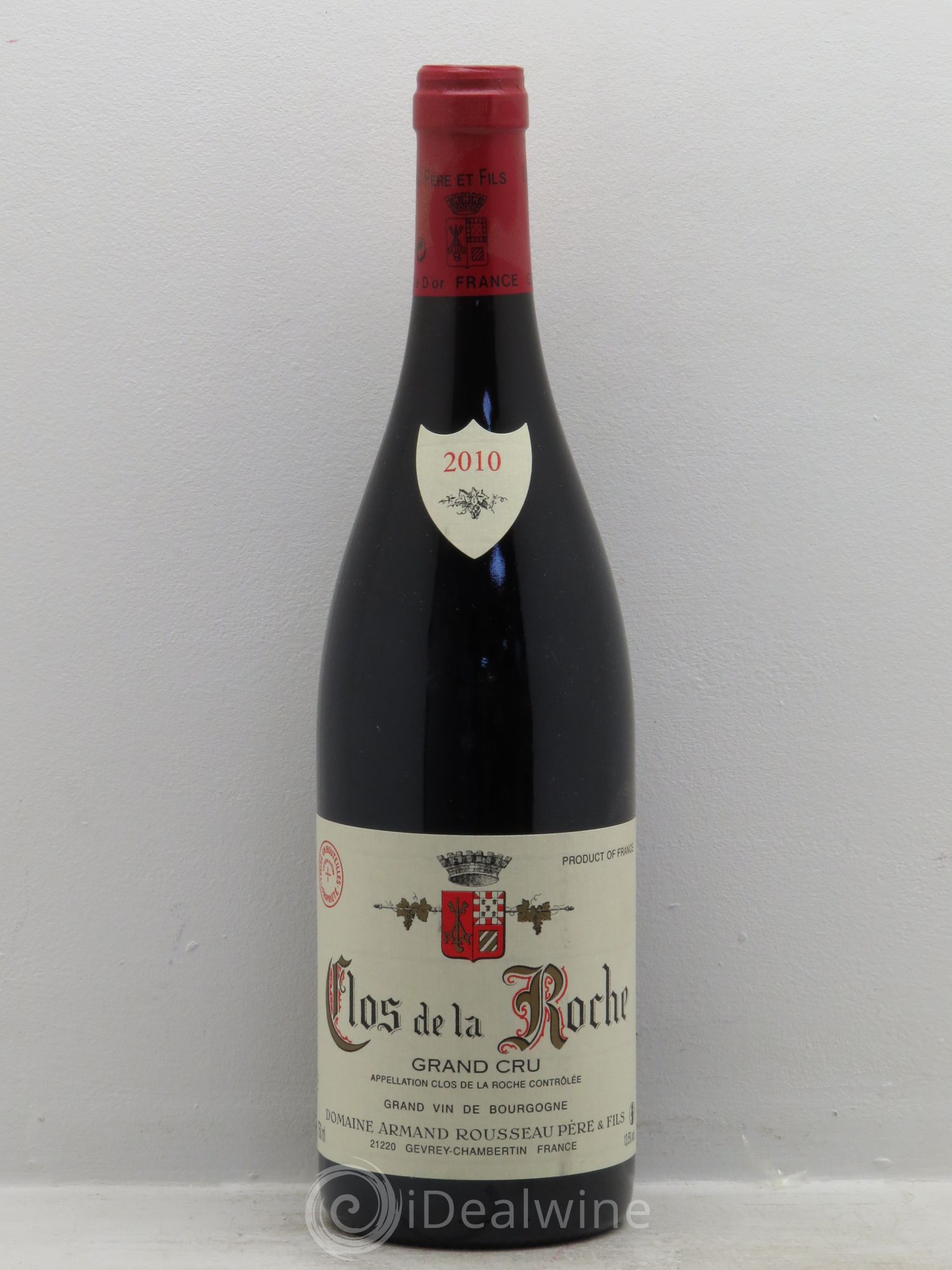 Clos de la Roche Grand Cru Armand Rousseau (Domaine) 2010 - Lot de 1 bouteille - 0