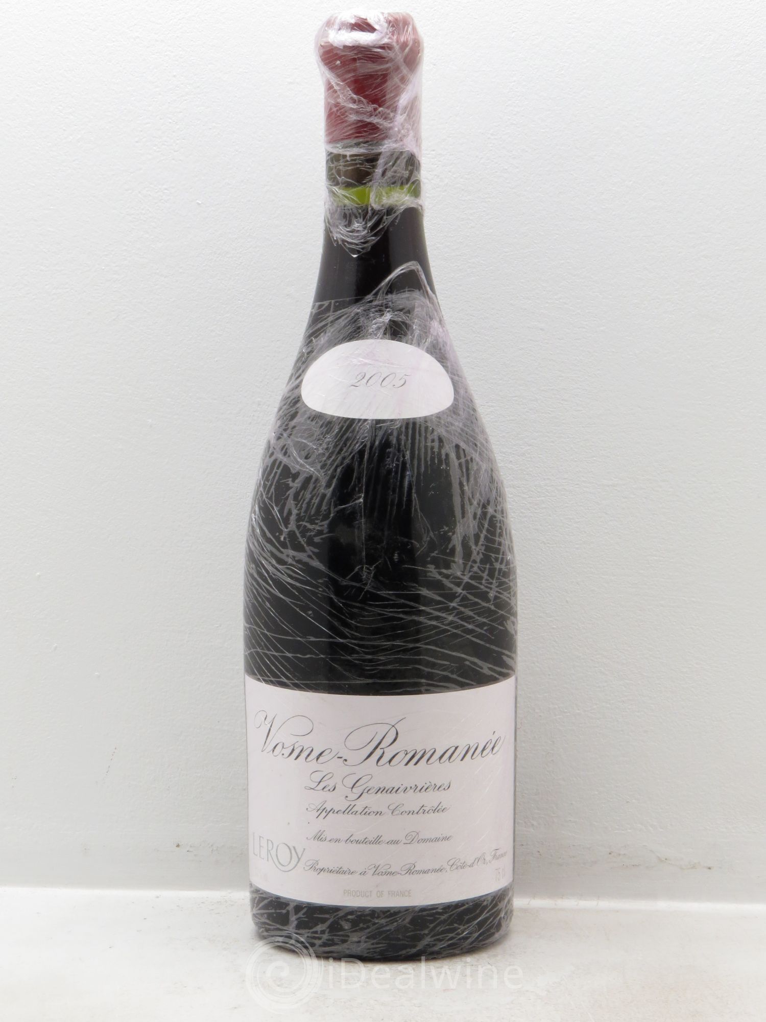 Vosne-Romanée Les Genaivrières Leroy (Domaine) 2005 - Lot de 1 bouteille - 0