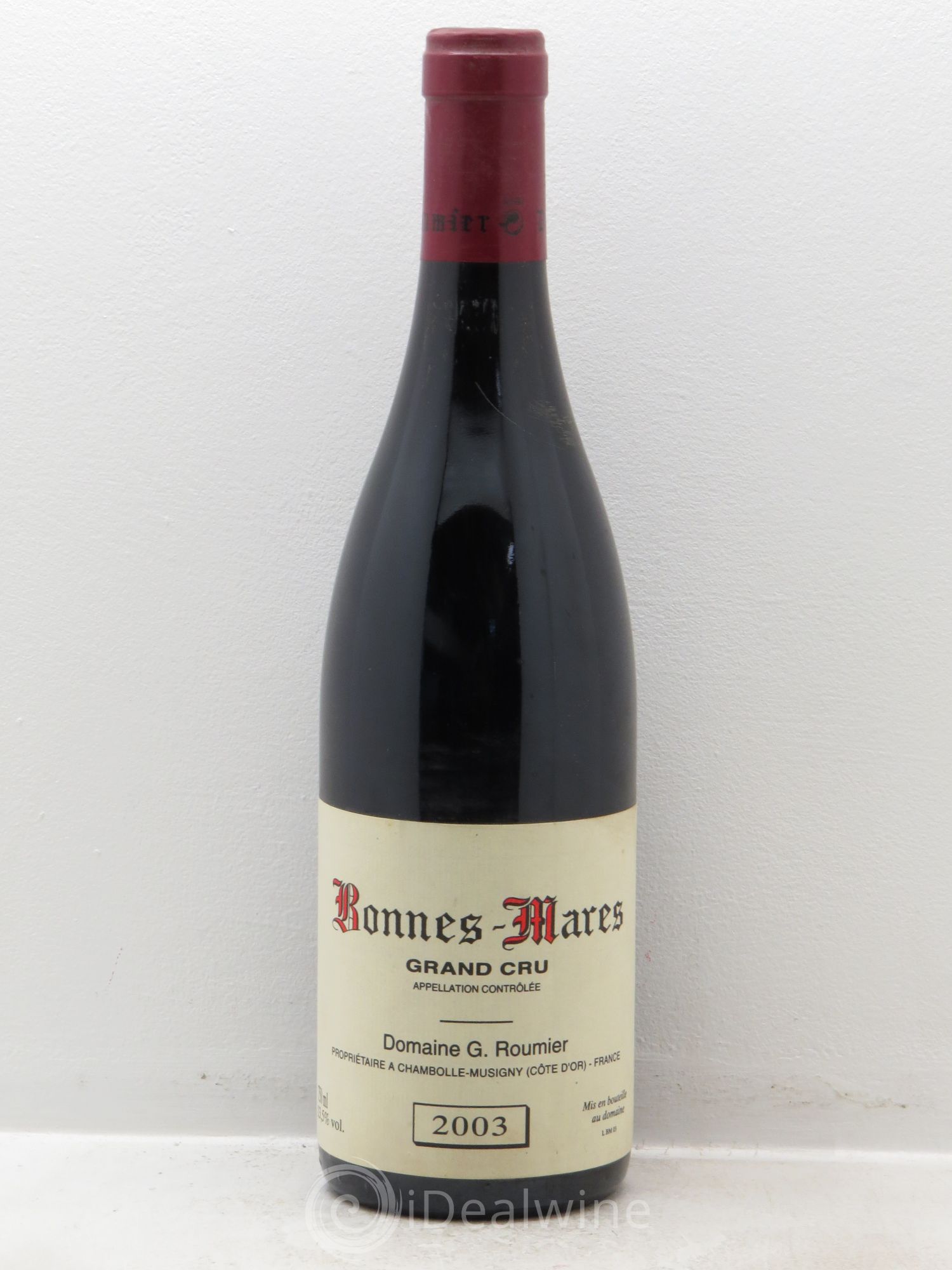 Bonnes-Mares Grand Cru Georges Roumier (Domaine) 2003 - Lot de 1 bouteille - 0