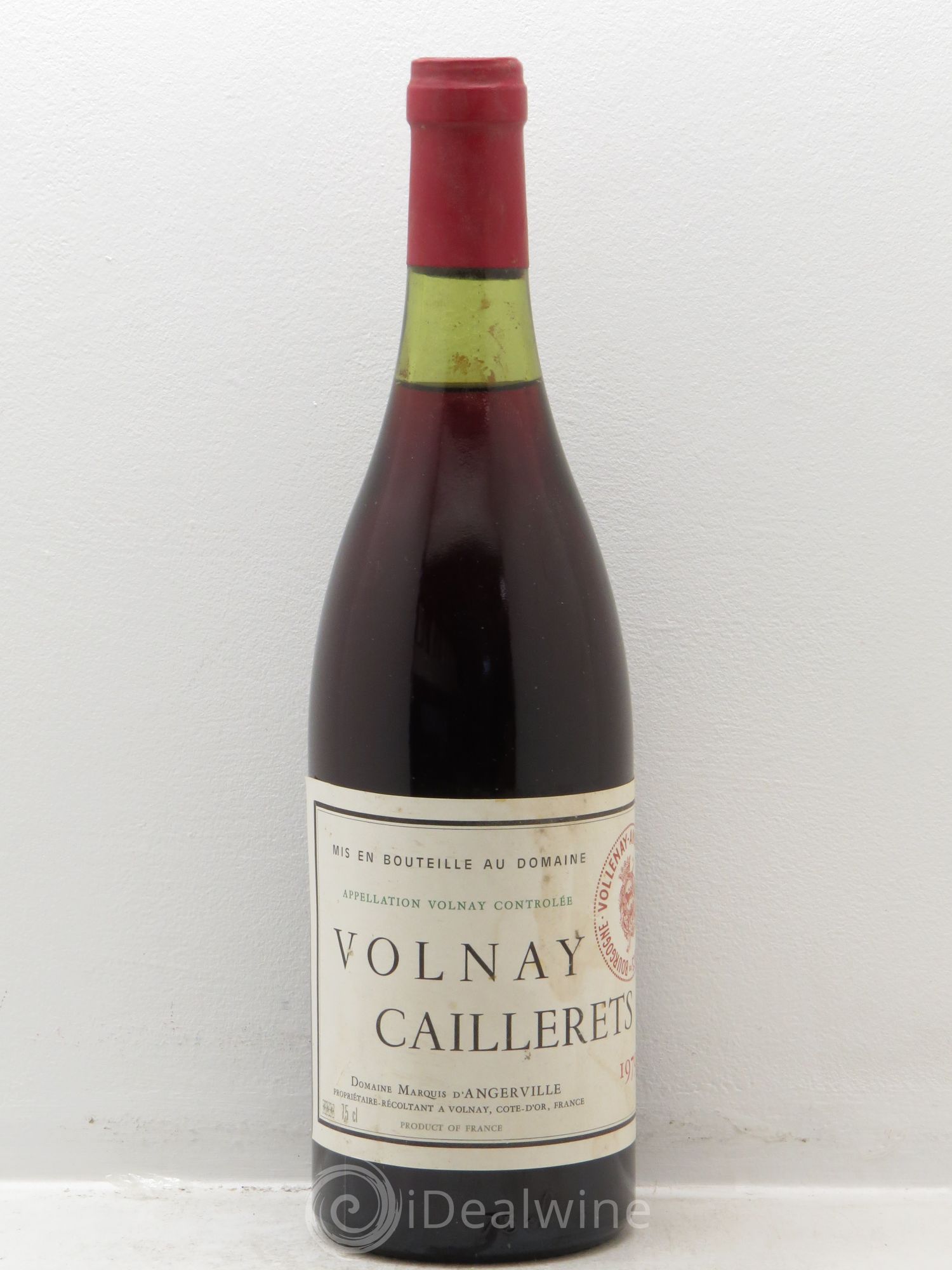 Volnay 1er Cru Caillerets Marquis d'Angerville (Domaine) 1979 - Lot de 6 bouteilles - 0