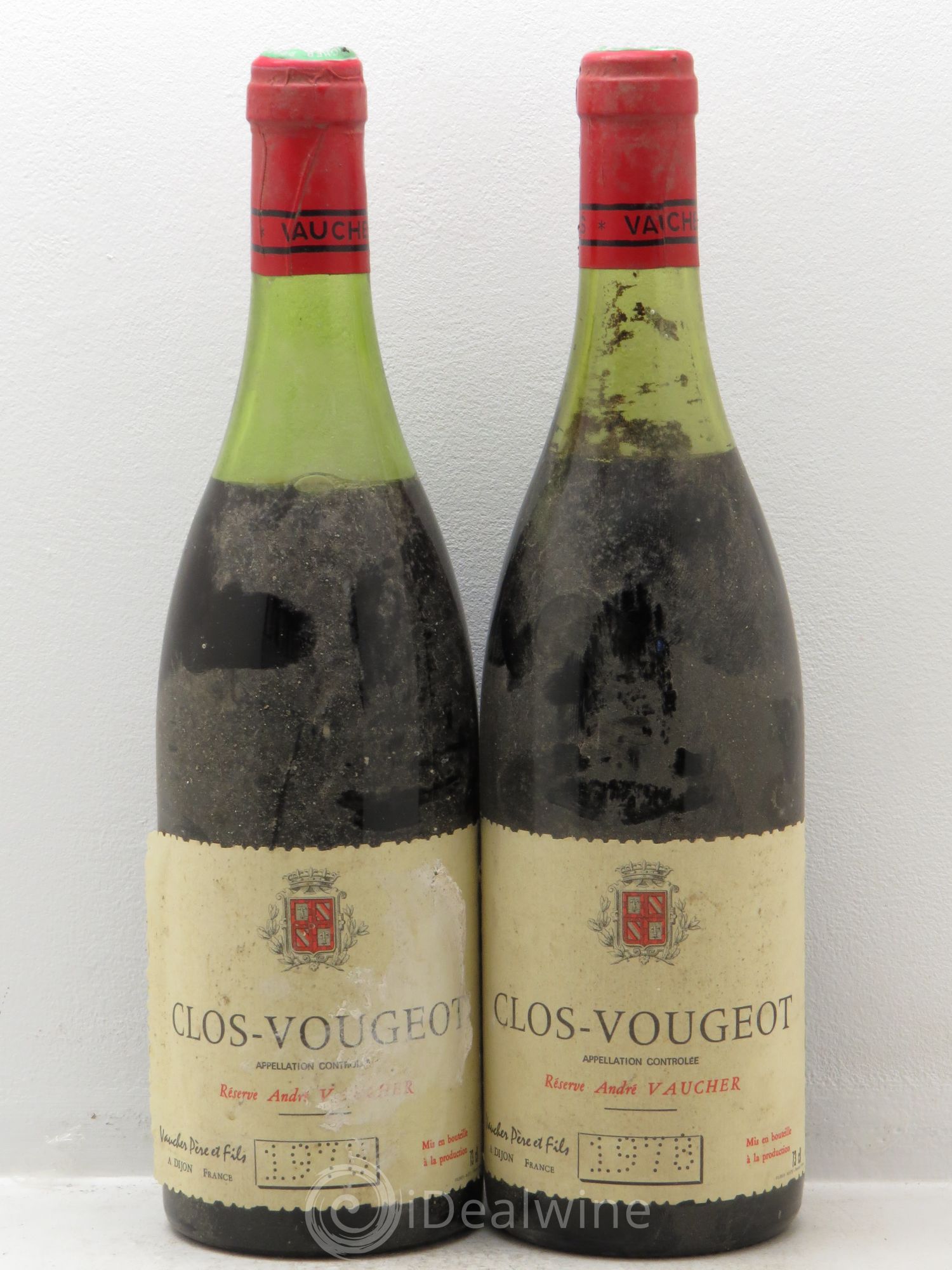 Clos de Vougeot Grand Cru 1978 - Lot de 2 bouteilles - 0