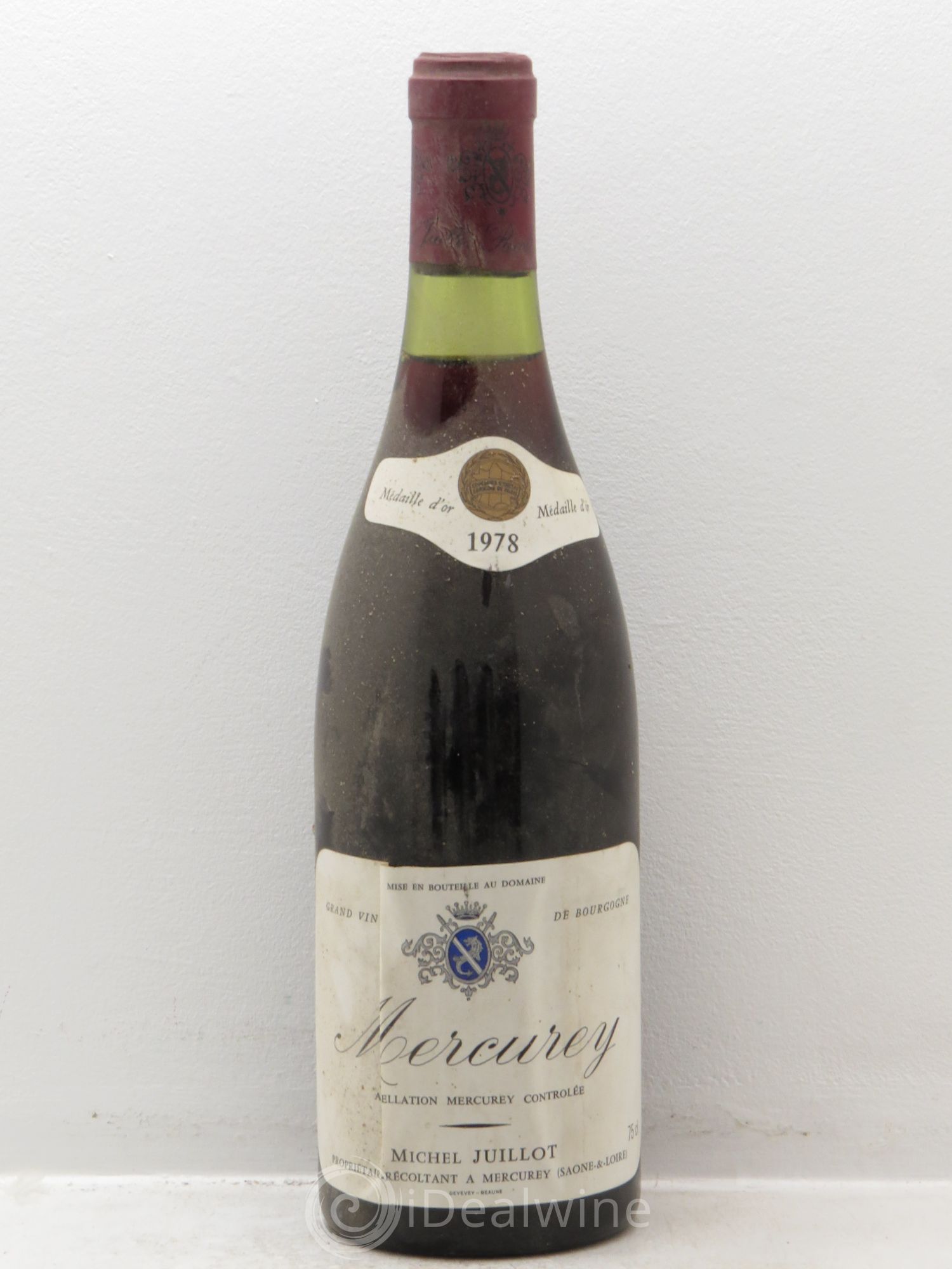 Mercurey Michel Juillot (Domaine) 1978 - Lot de 6 bouteilles - 0