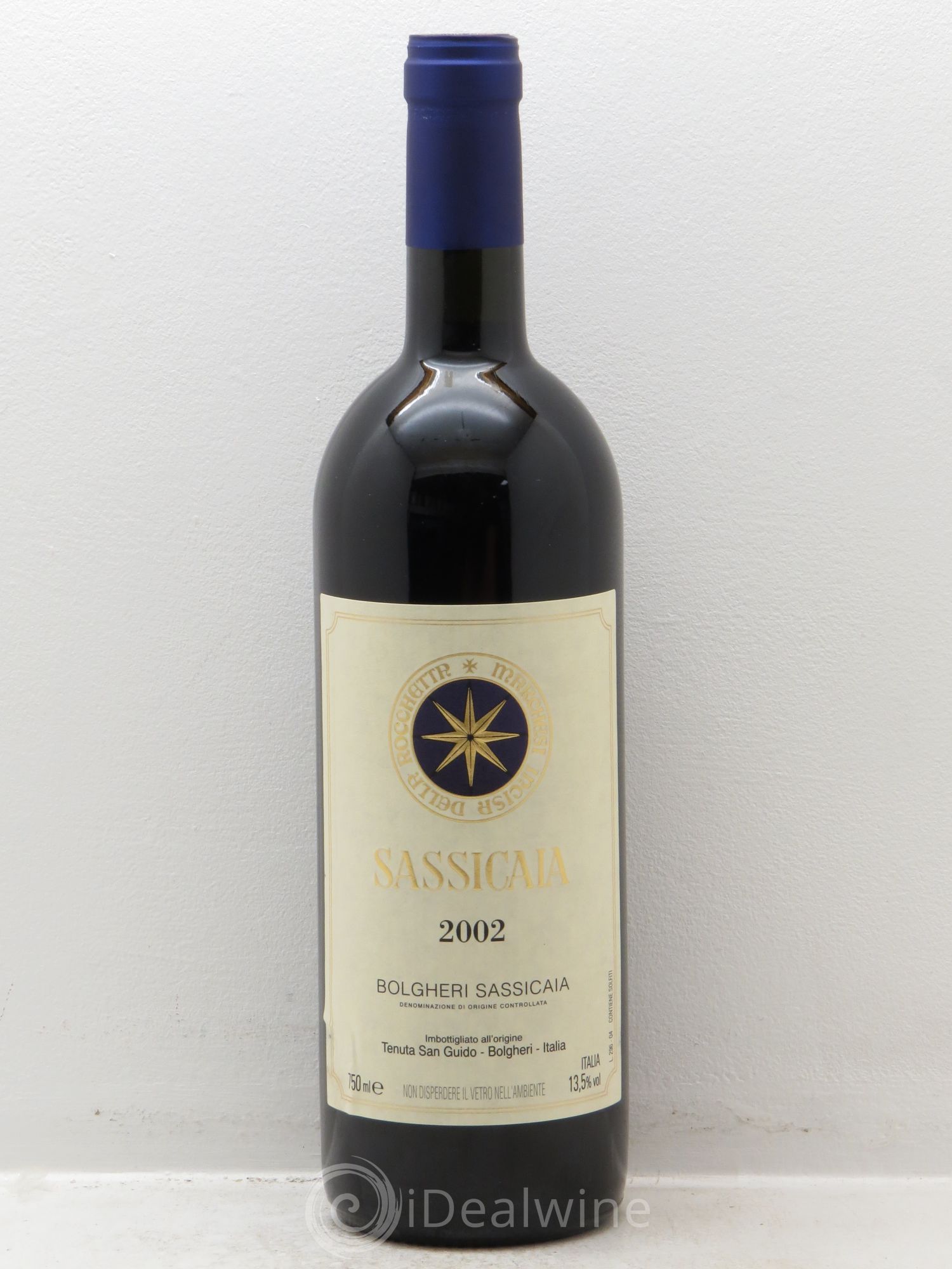 Bolgheri DOC Sassicaia Tenuta San Guido 2002 - Lot de 6 bouteilles - 0