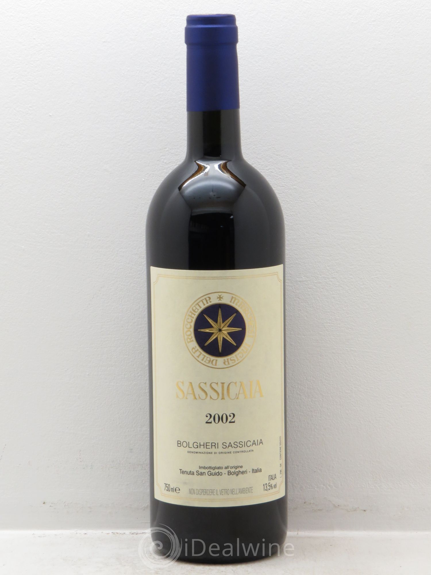 Bolgheri DOC Sassicaia Tenuta San Guido 2002 - Lot de 1 bouteille - 0