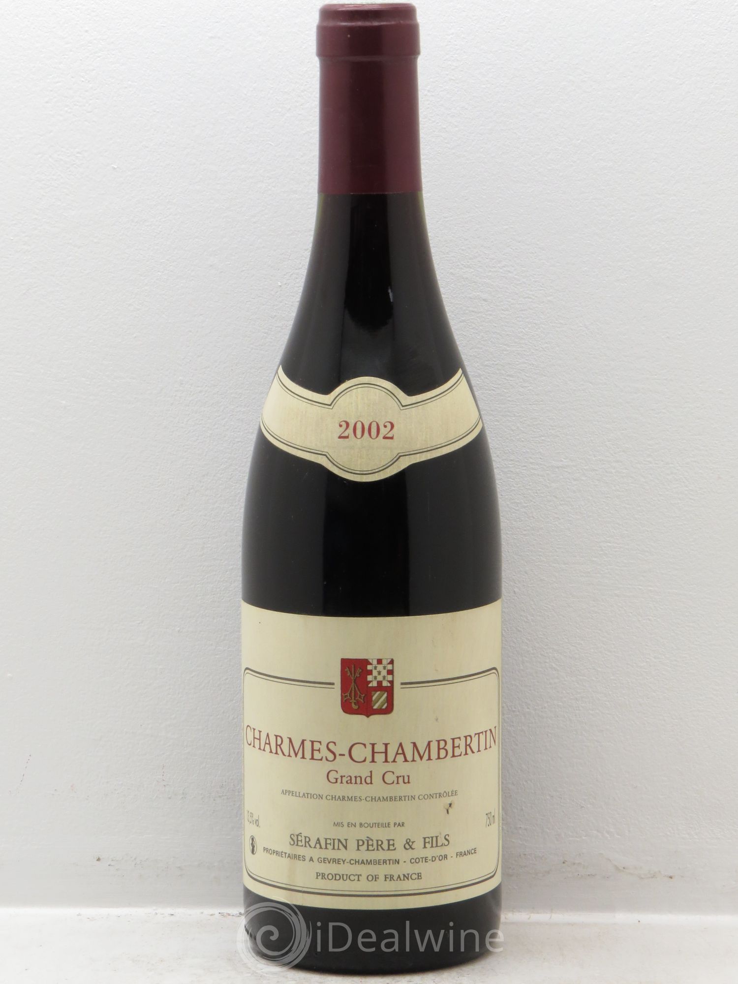Charmes-Chambertin Grand Cru Domaine Serafin 2002 - Posten von 1 Flasche - 0