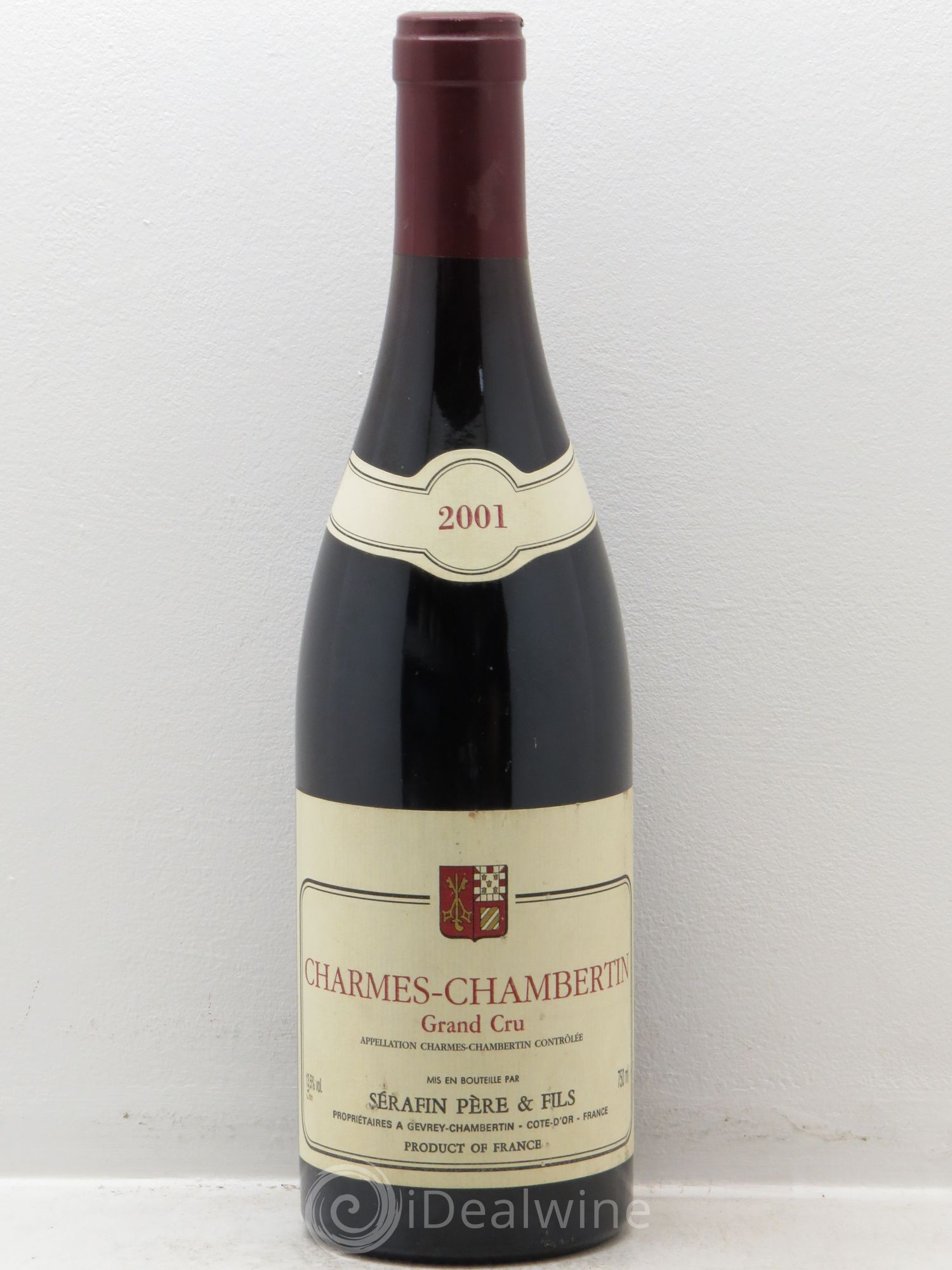 Charmes-Chambertin Grand Cru Domaine Serafin 2001 - Posten von 1 Flasche - 0