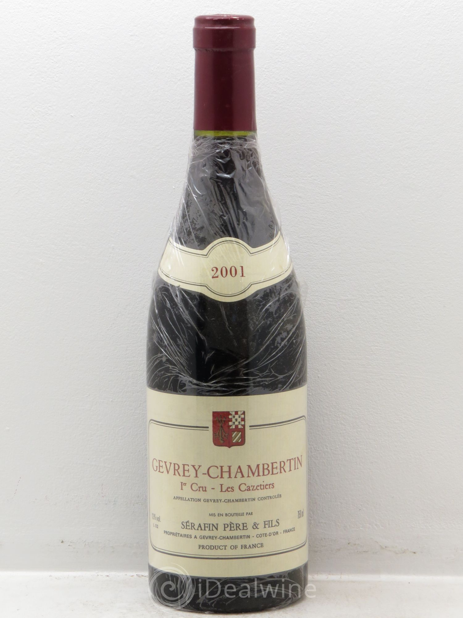 Gevrey-Chambertin 1er Cru 2001 - Lot de 1 bouteille - 0