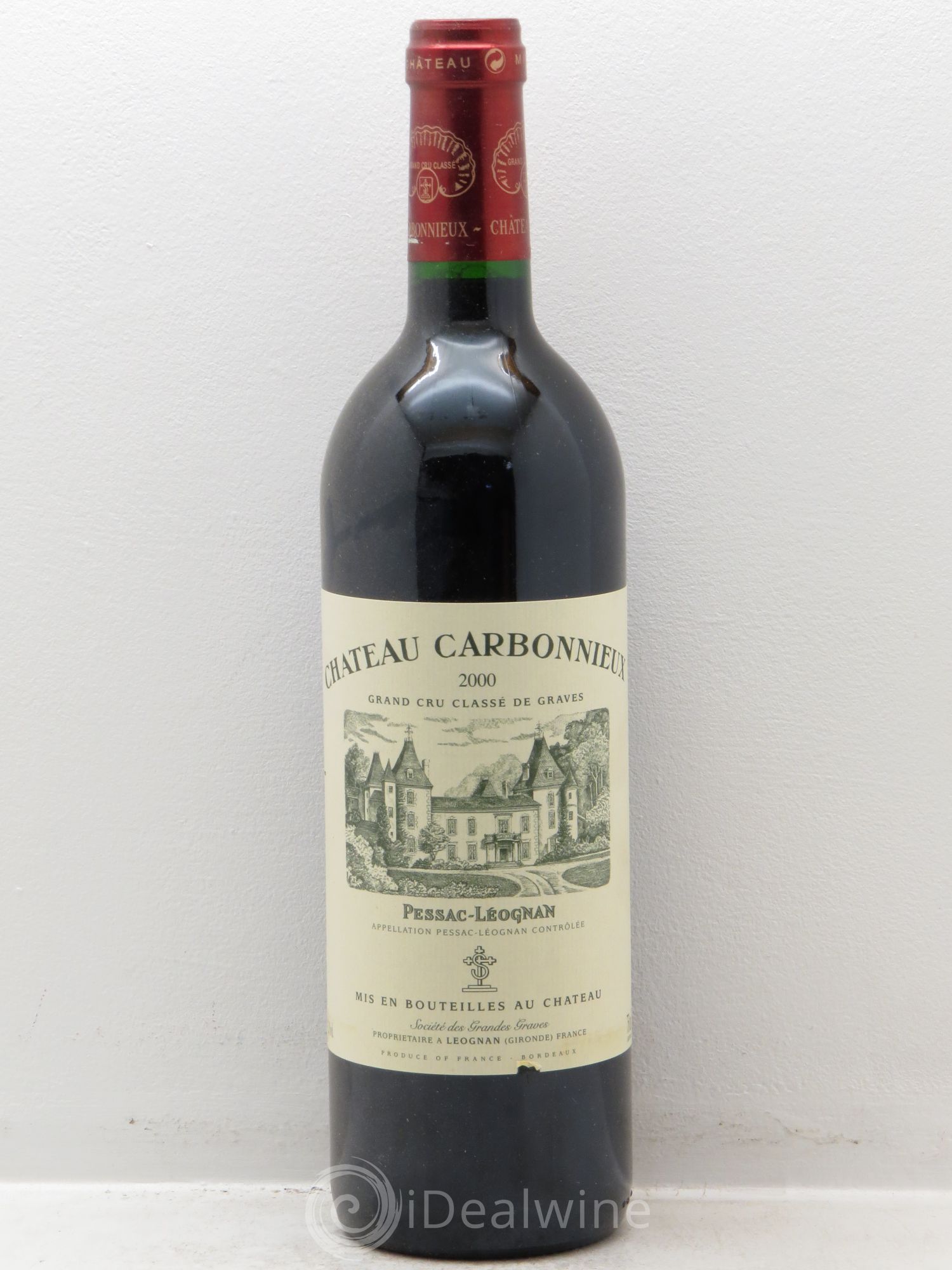 Château Carbonnieux Cru Classé de Graves 2000 - Lot de 12 bouteilles - 0
