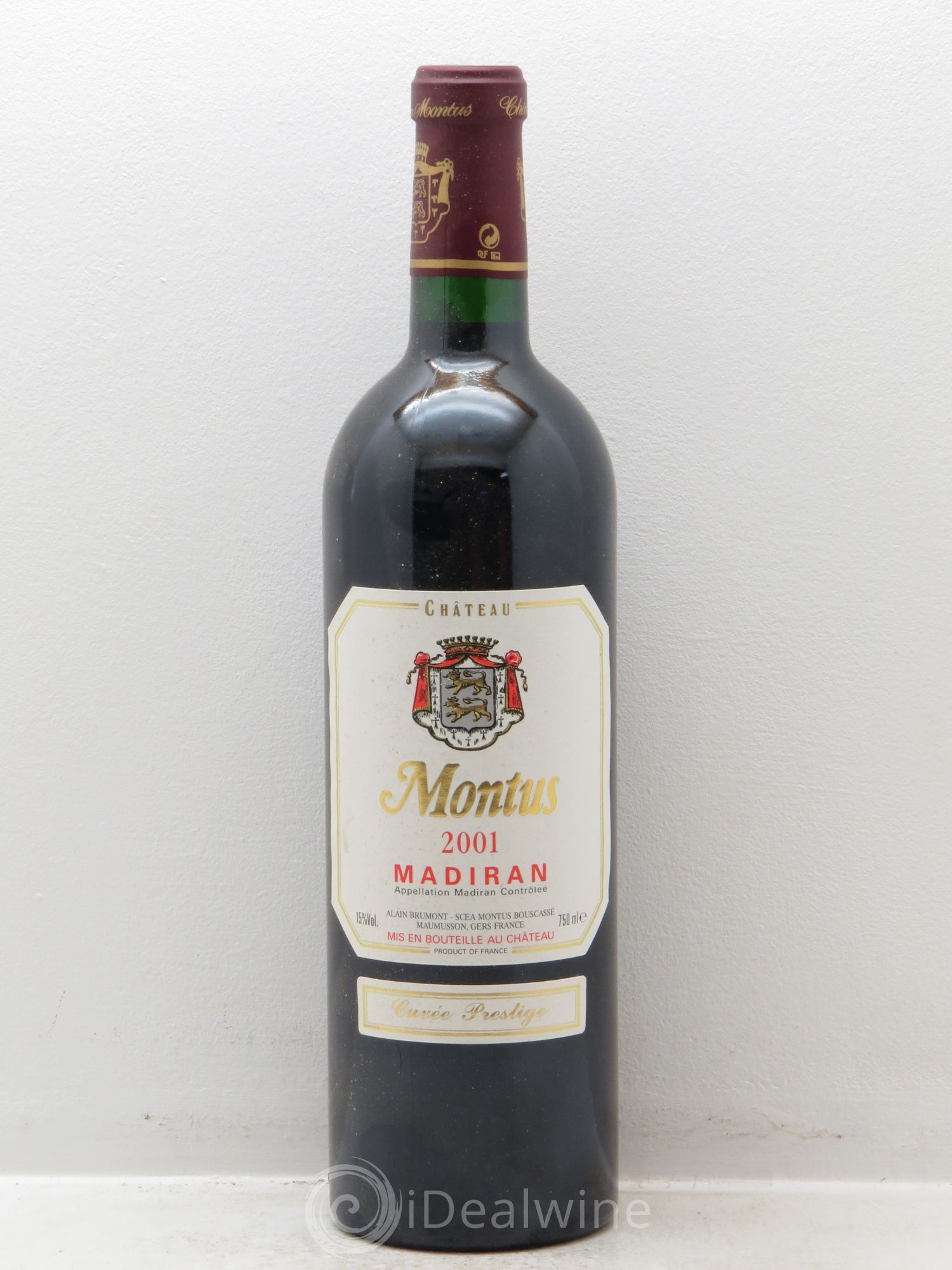 Madiran Château Montus-Prestige Alain Brumont 2001 - Lot de 6 bouteilles - 0