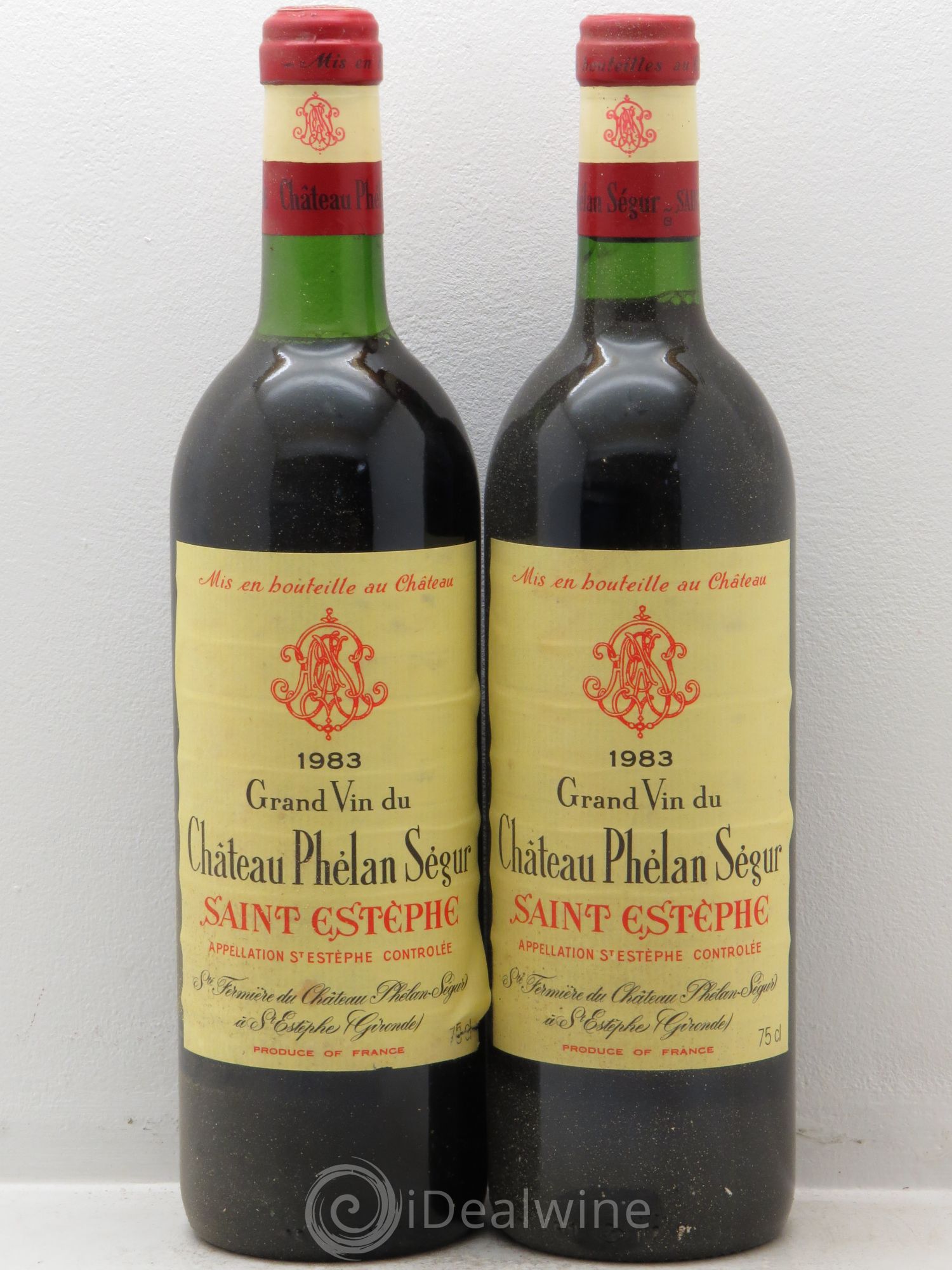 Château Phélan Ségur 1983 - Lot de 2 bouteilles - 0