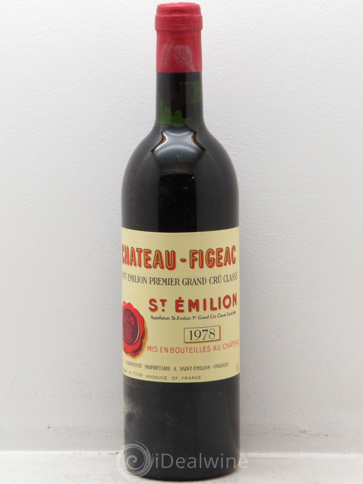 Château Figeac 1er Grand Cru Classé A 1978 - Lot de 1 bouteille - 0