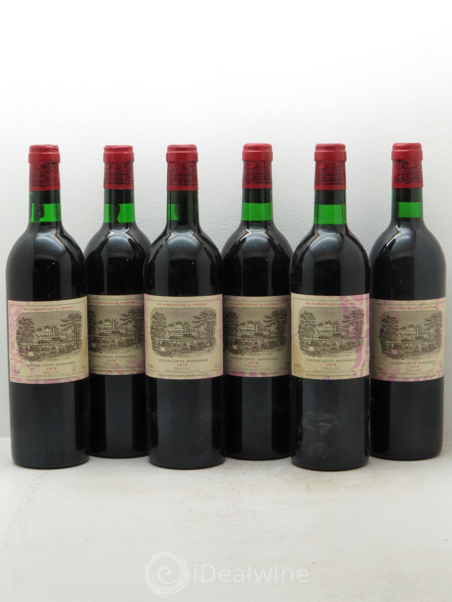 Château Lafite Rothschild 1er Grand Cru Classé 1979 - Lot de 6 bouteilles - 0