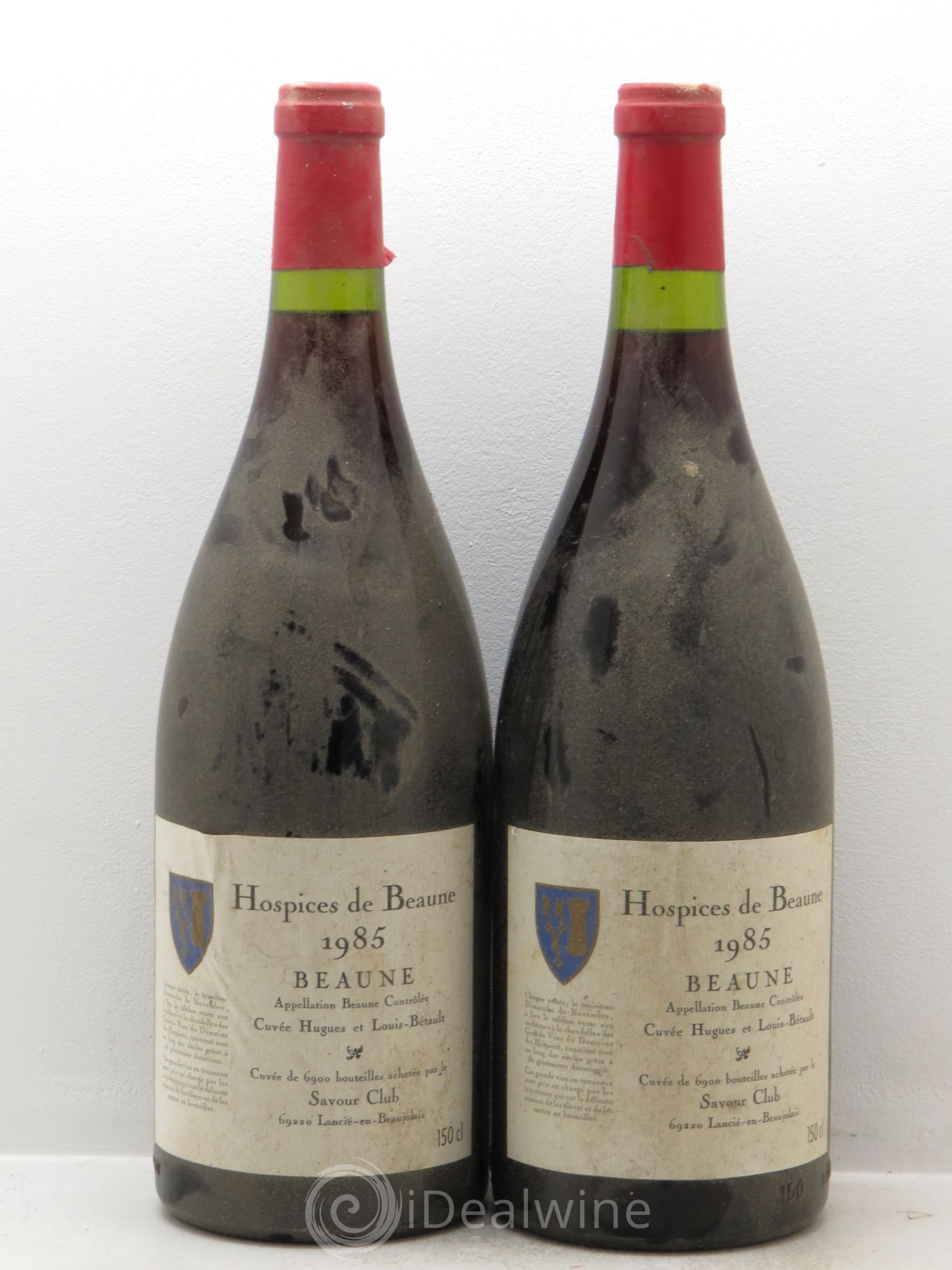 Beaune Cuvée Hugues et Louis Bettaut Savour Club 1985 - Posten von 2 Magnum - 0