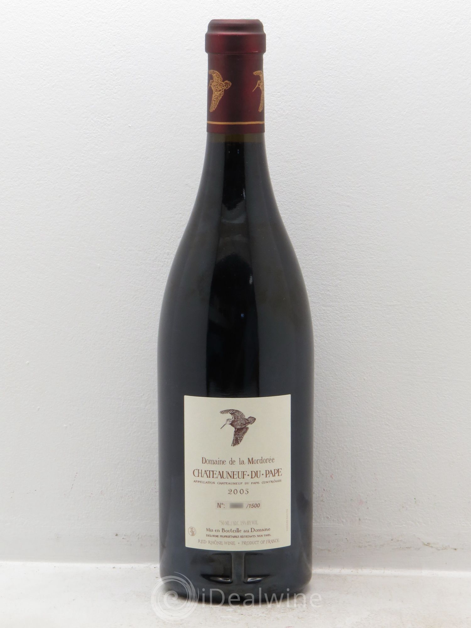 Châteauneuf-du-Pape La Plume du Peintre La Mordorée (Domaine de) 2005 - Lot de 1 bouteille - 1